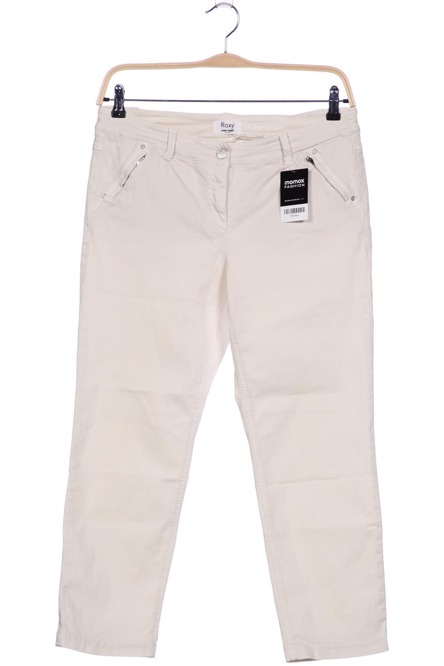 

Gerry Weber Damen Jeans, cremeweiß, Gr. 32