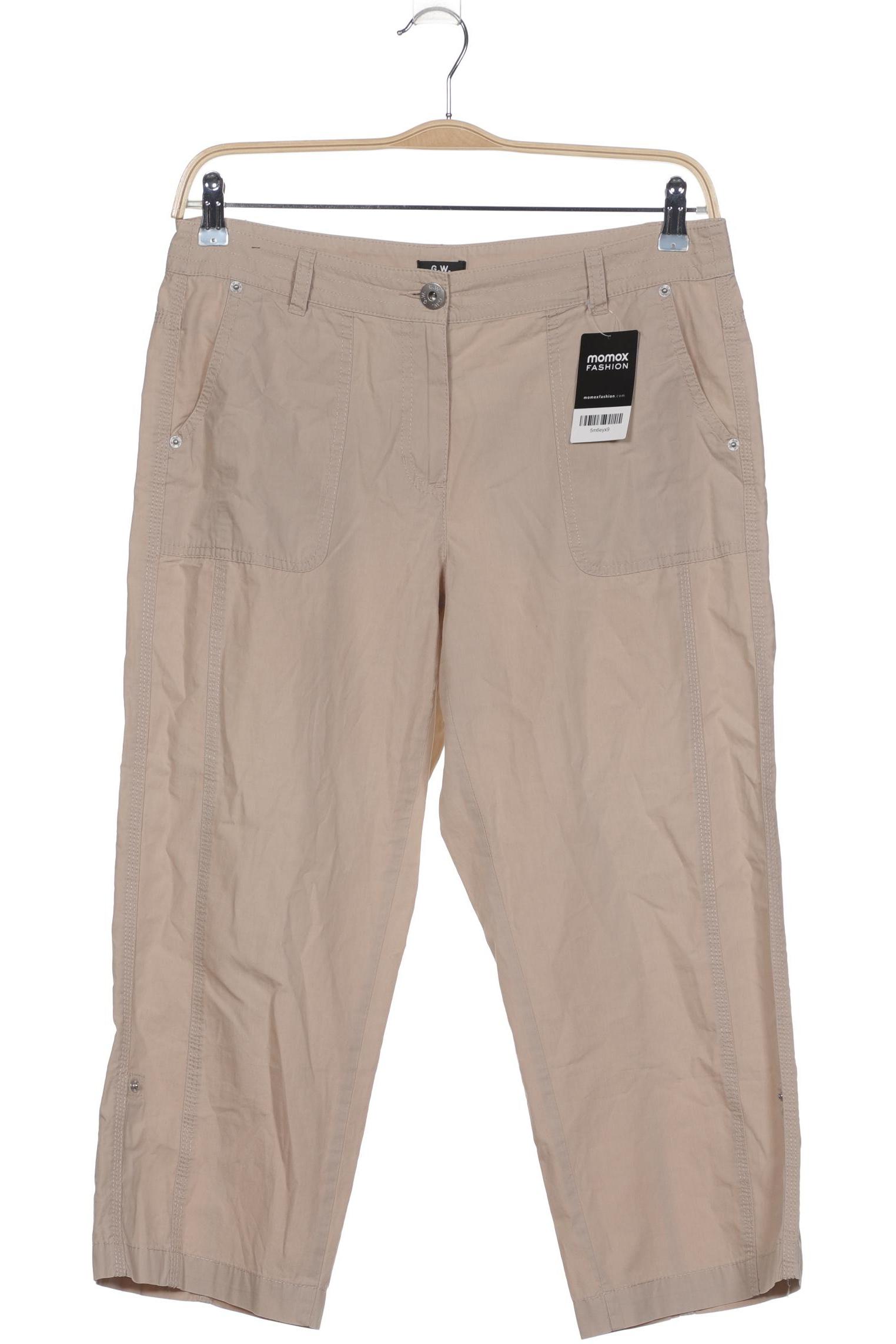 

Gerry Weber Damen Stoffhose, beige, Gr. 40