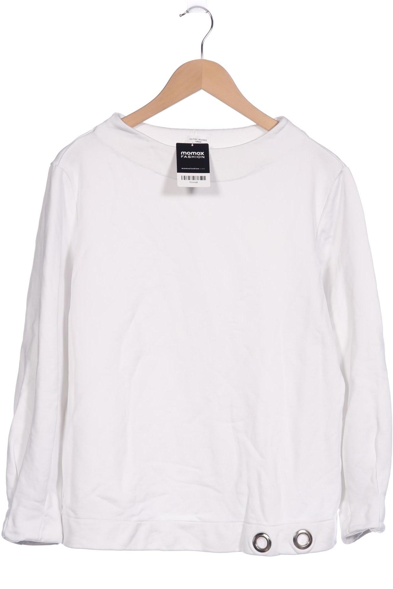 

Gerry Weber Damen Sweatshirt, weiß, Gr. 44