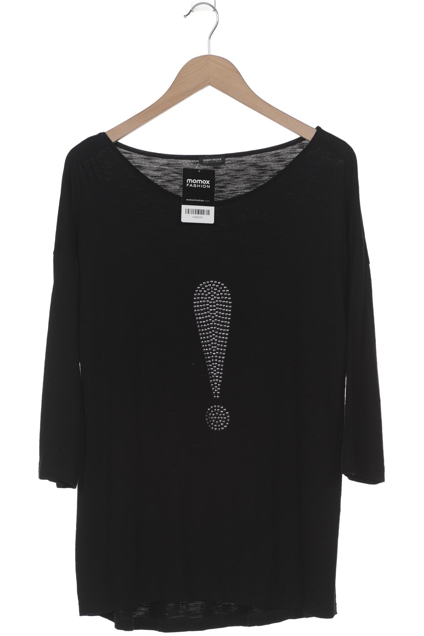 

Gerry Weber Damen Langarmshirt, schwarz, Gr. 46
