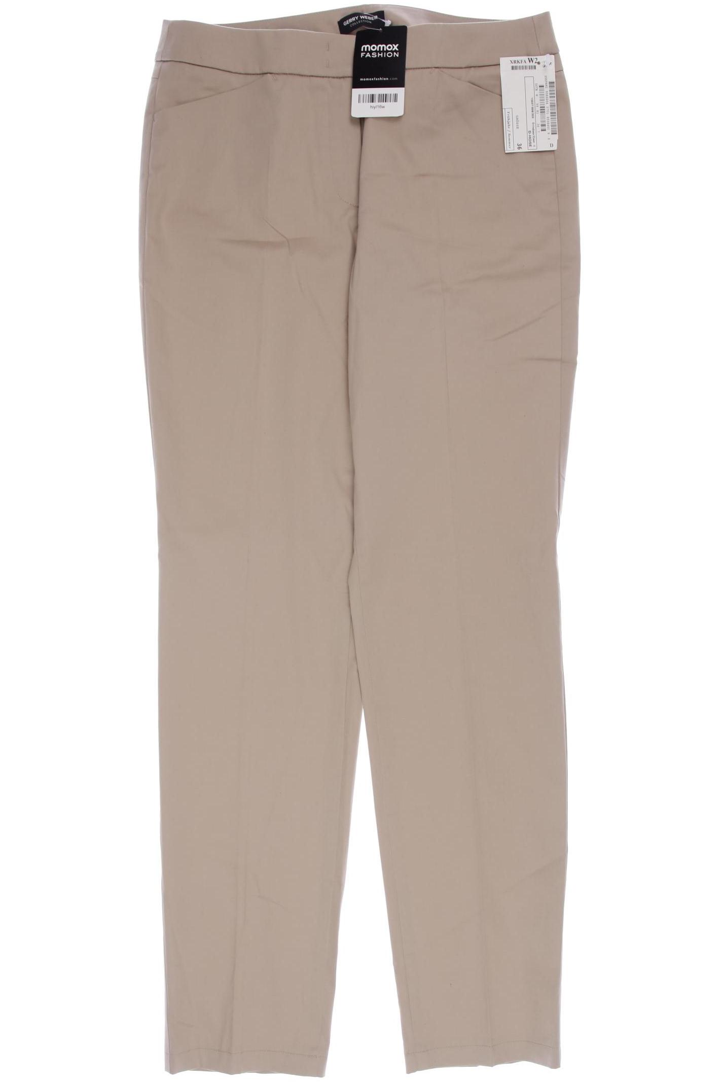 

Gerry Weber Damen Stoffhose, beige, Gr. 36