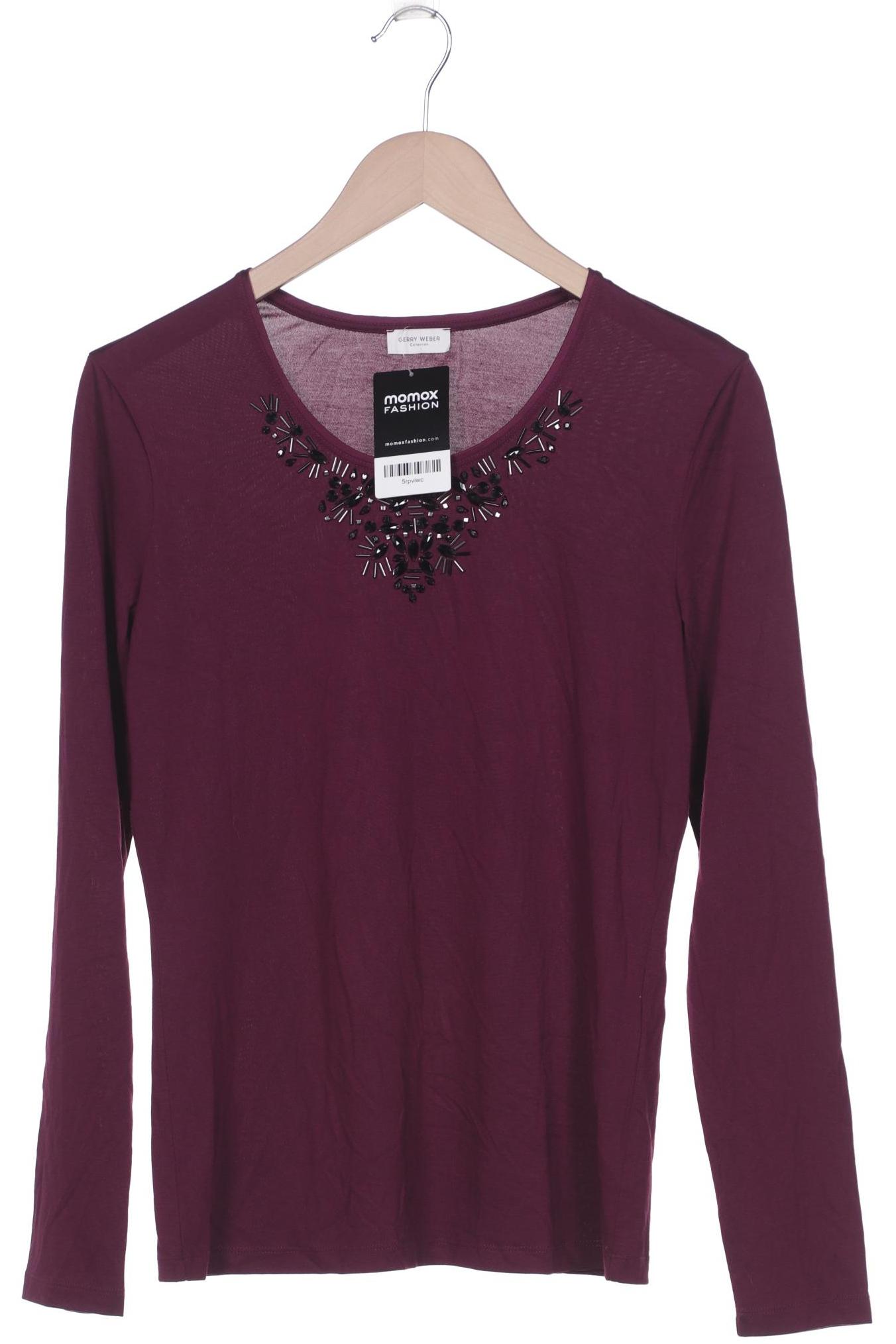

Gerry Weber Damen Langarmshirt, bordeaux, Gr. 38