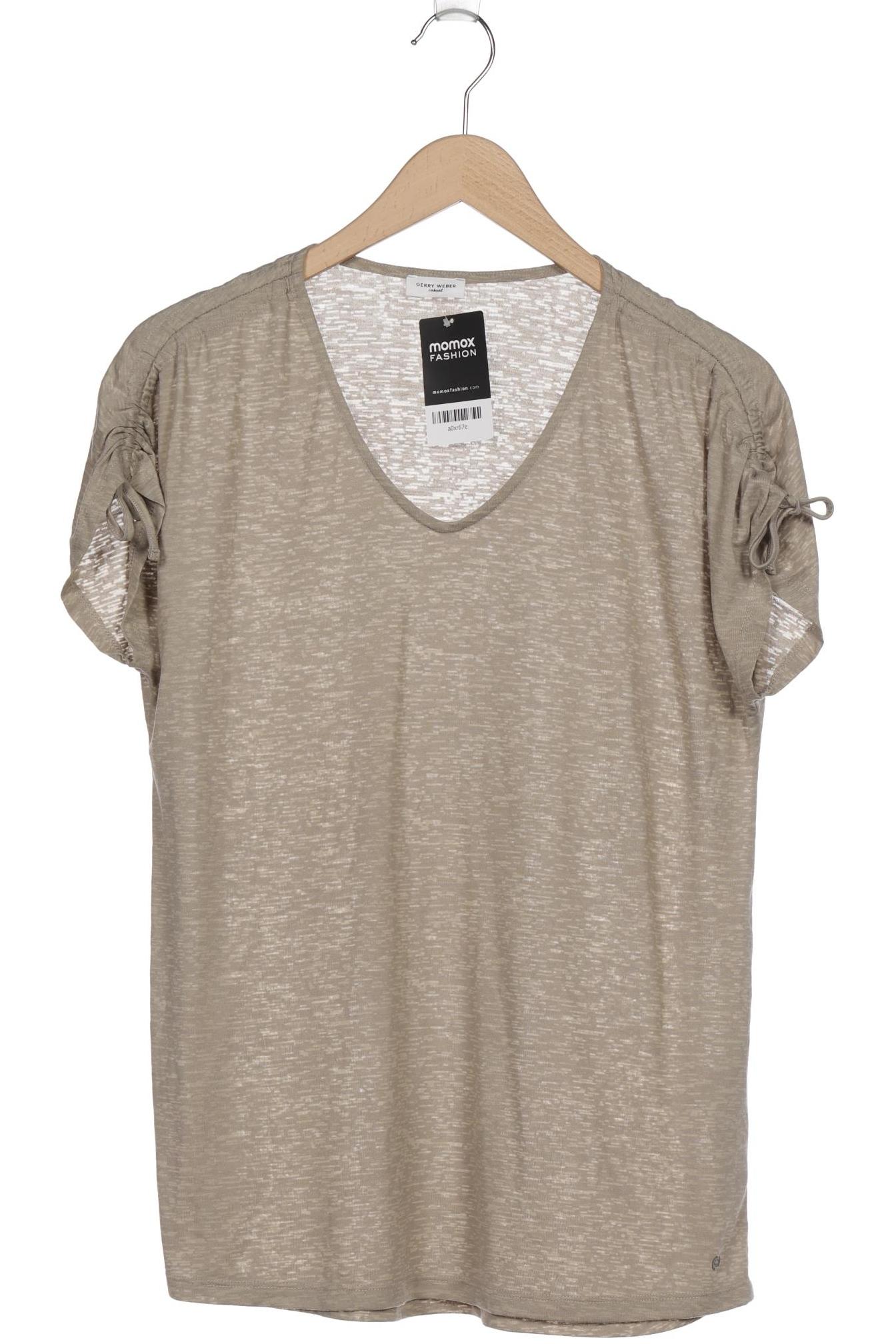 

Gerry Weber Damen T-Shirt, beige, Gr. 42