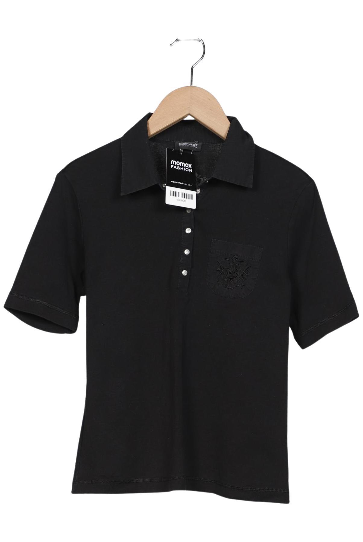 

Gerry Weber Damen Poloshirt, schwarz, Gr. 34