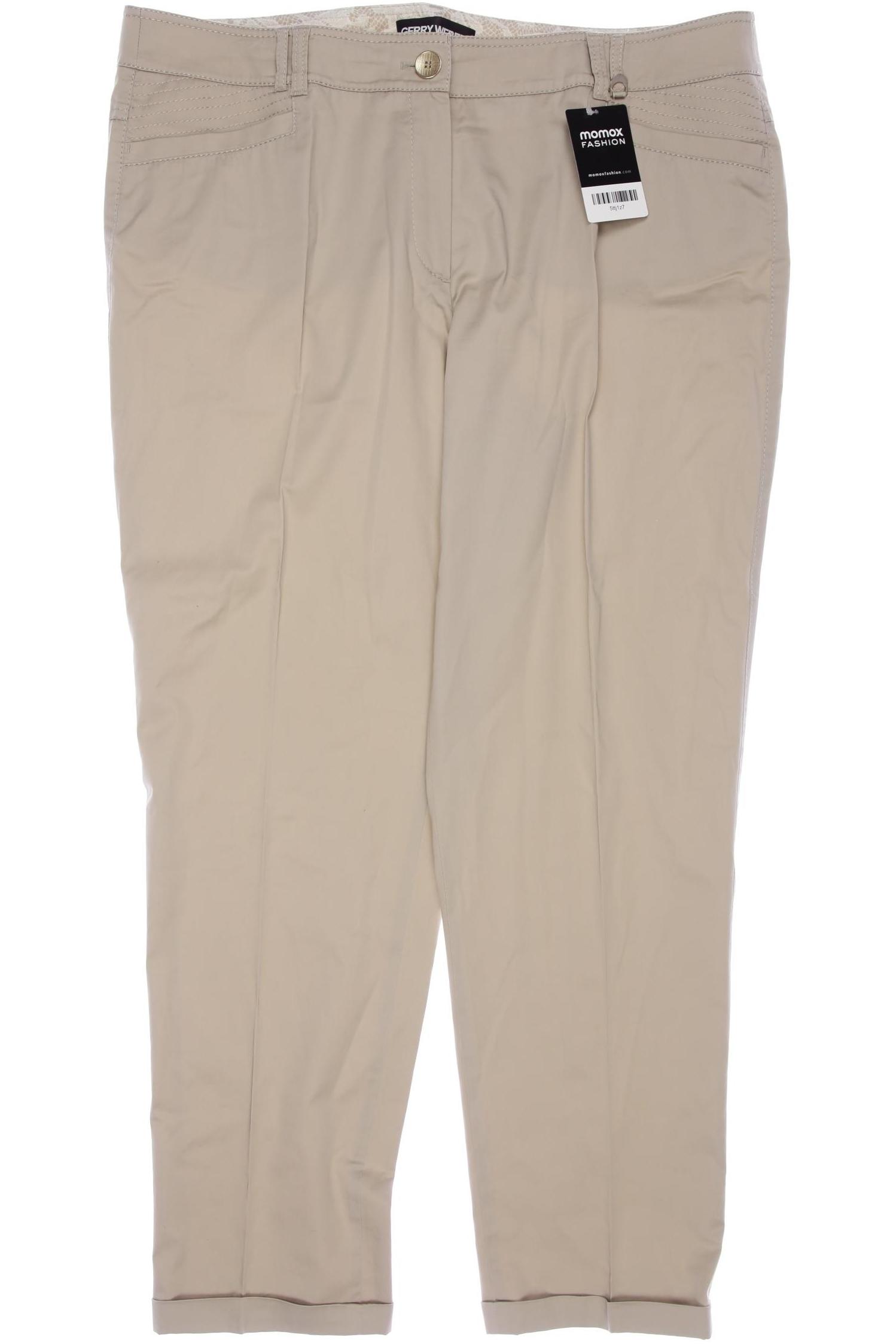 

Gerry Weber Damen Stoffhose, beige, Gr. 46