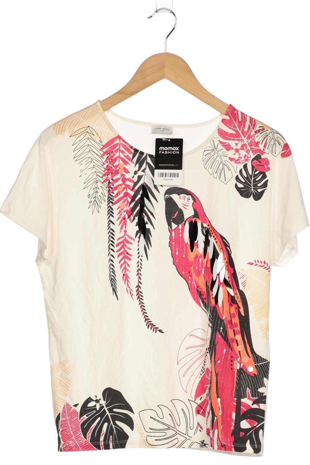 

Gerry Weber Damen T-Shirt, cremeweiß, Gr. 38