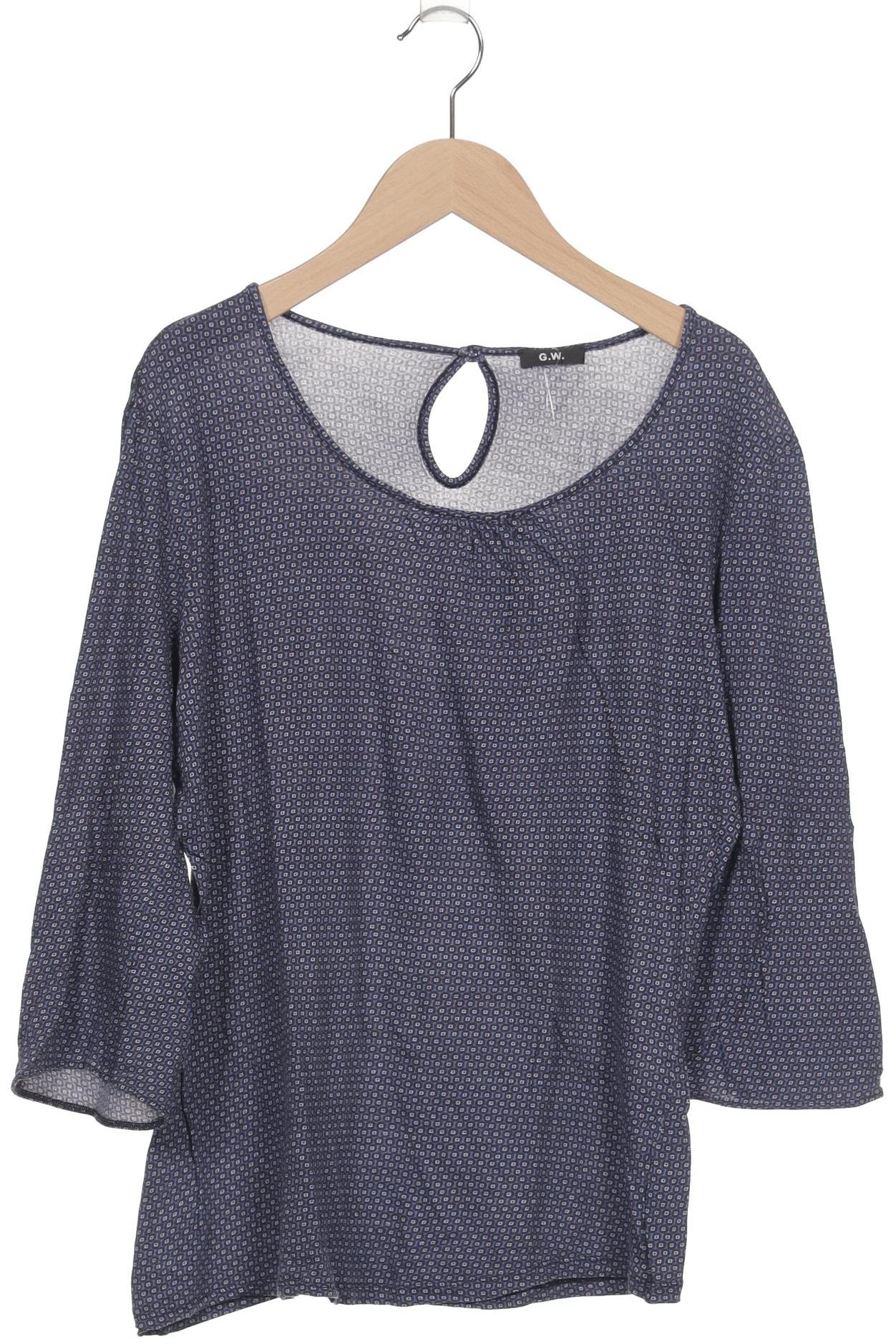 

Gerry Weber Damen Langarmshirt, blau, Gr. 38