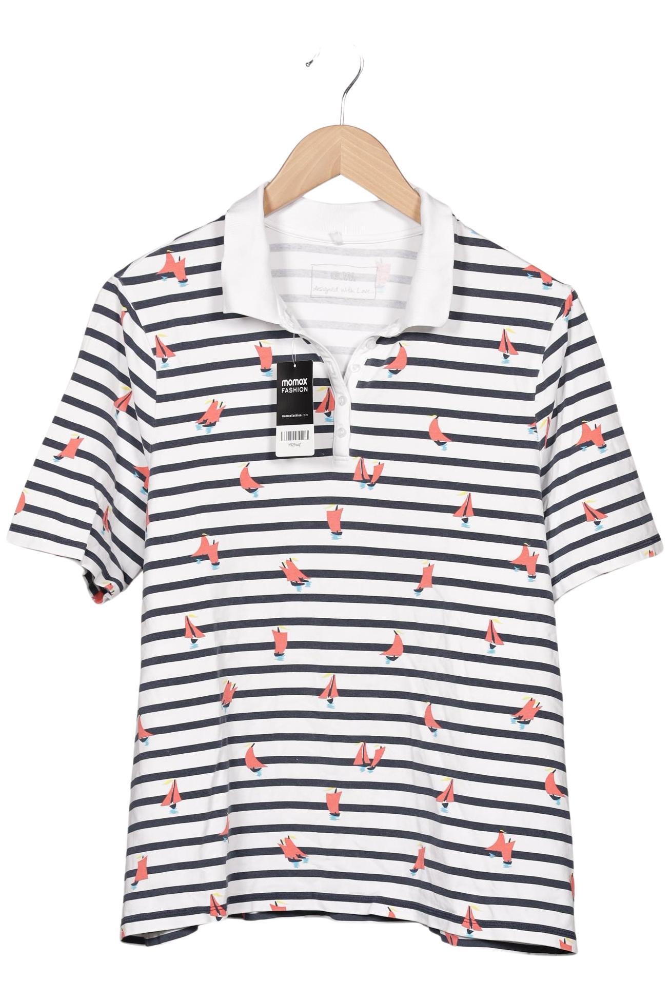 

Gerry Weber Damen Poloshirt, weiß, Gr. 46