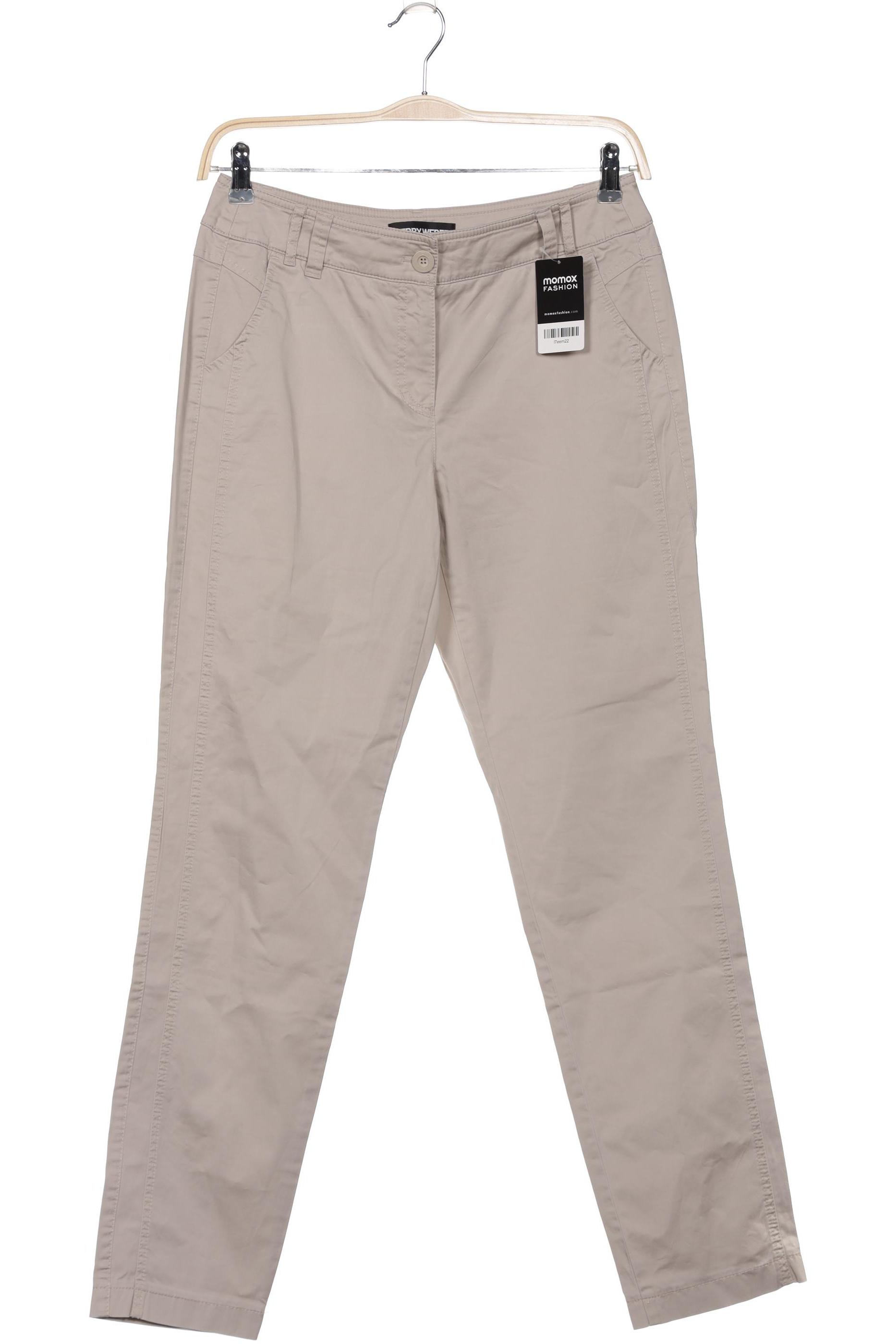 

Gerry Weber Damen Stoffhose, beige, Gr. 40