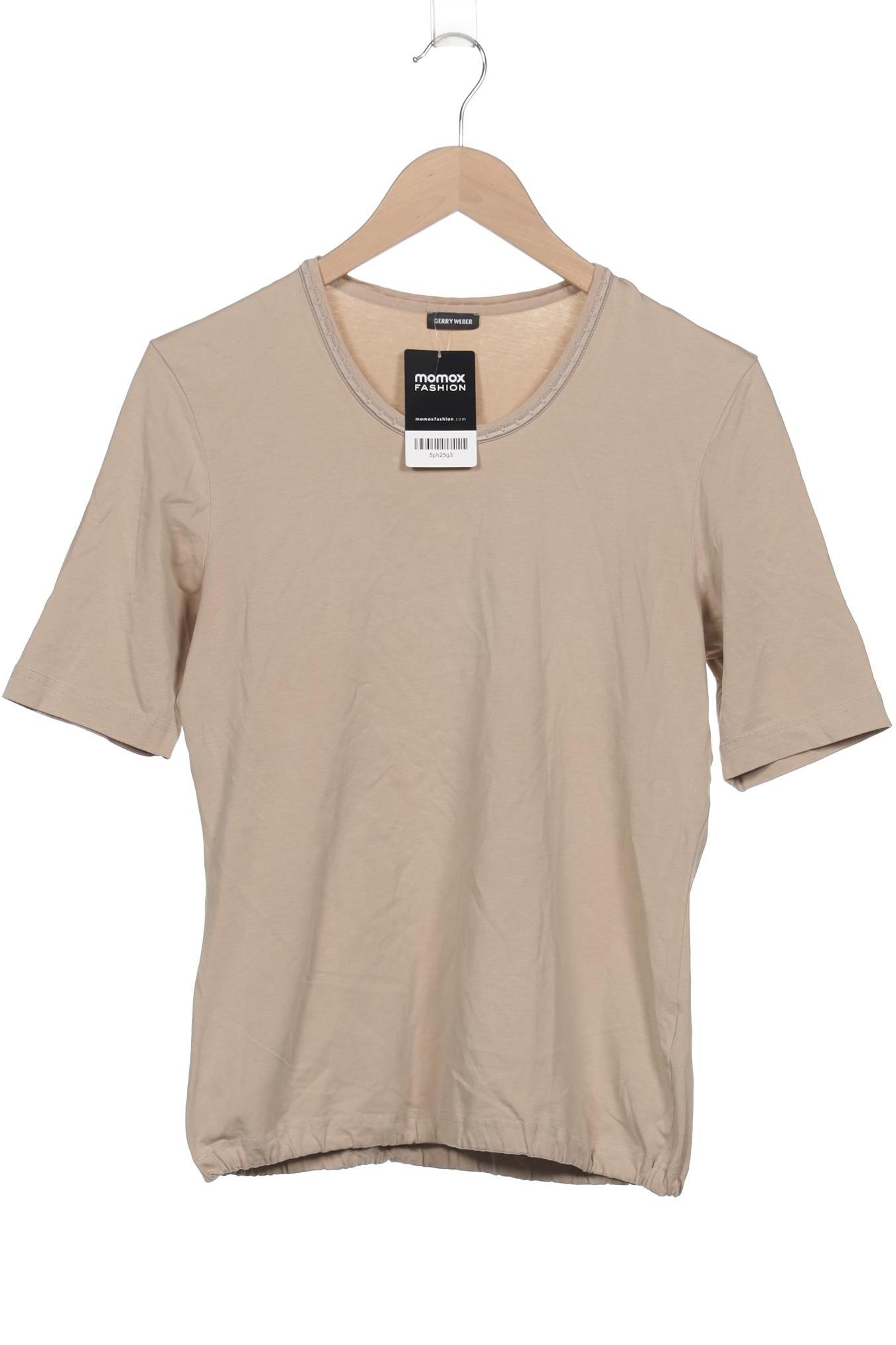 

Gerry Weber Damen T-Shirt, beige, Gr. 42