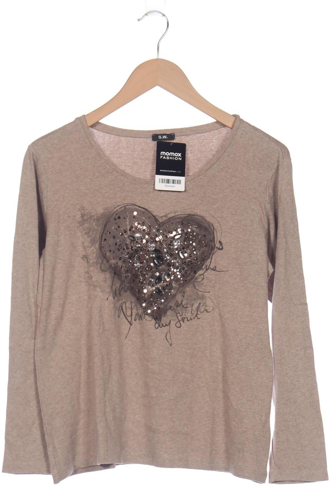 

Gerry Weber Damen Langarmshirt, beige, Gr. 42