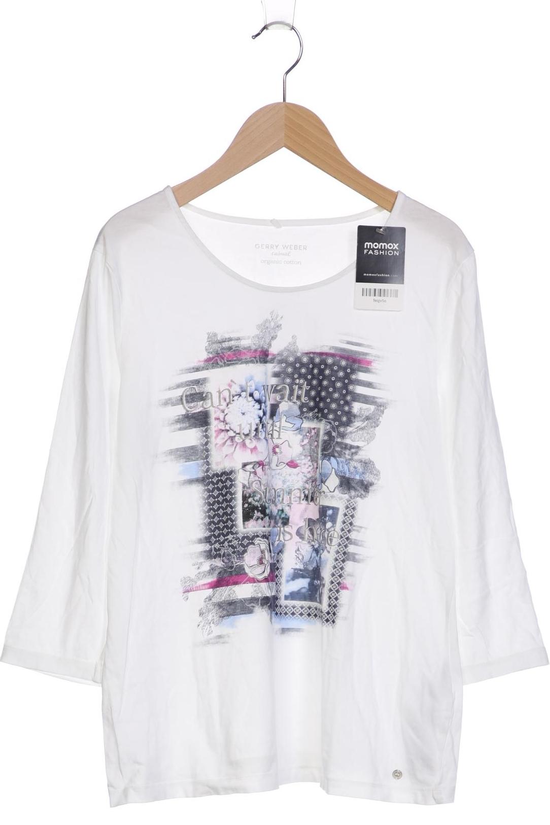 

Gerry Weber Damen Langarmshirt, weiß, Gr. 42