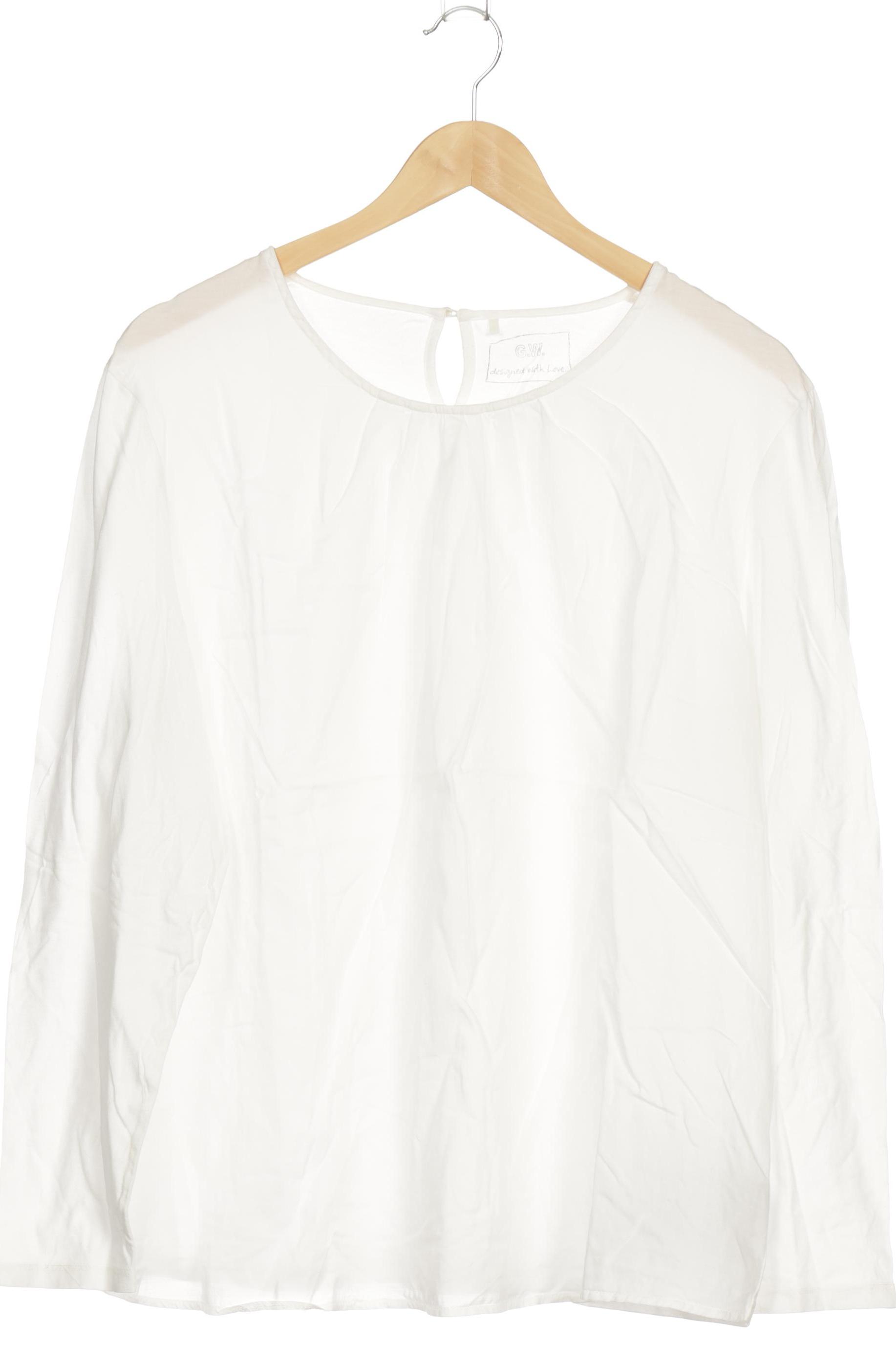 

Gerry Weber Damen Langarmshirt, weiß, Gr.