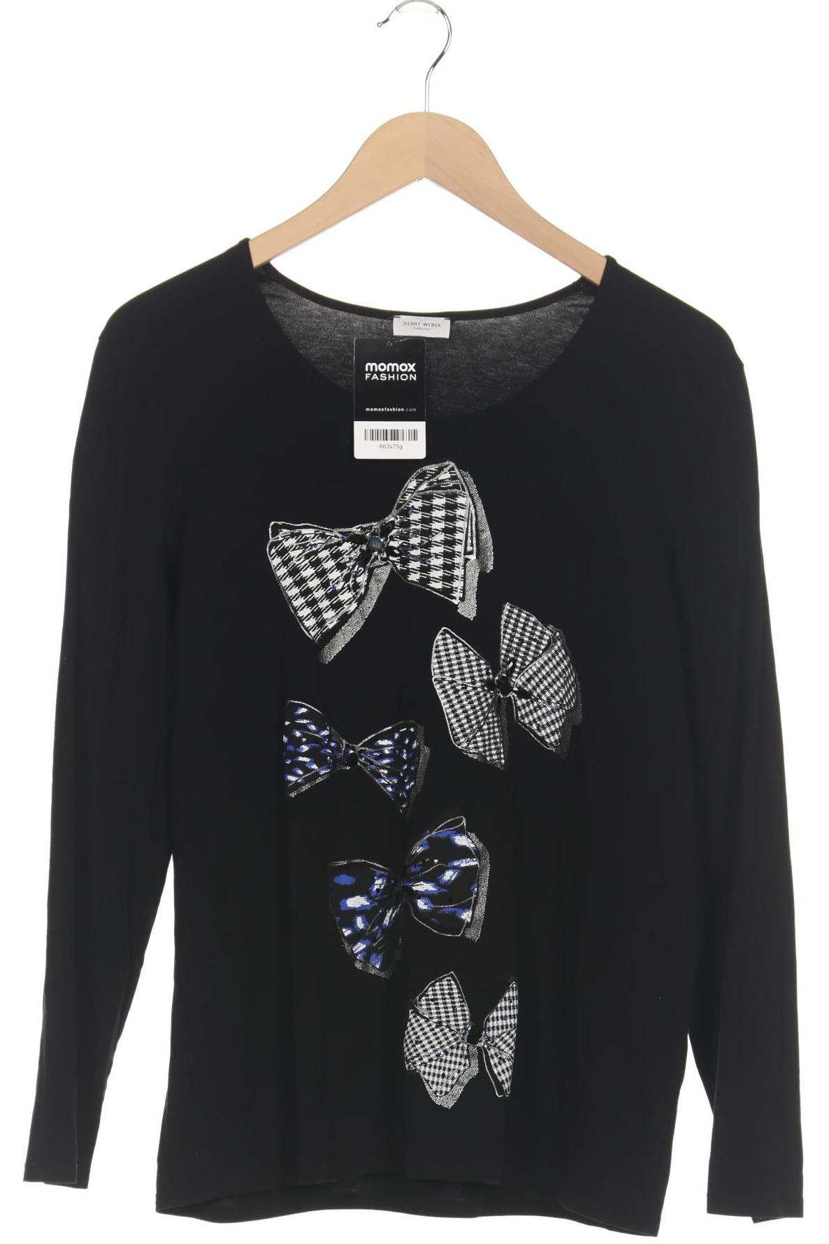 

Gerry Weber Damen Langarmshirt, schwarz, Gr. 44