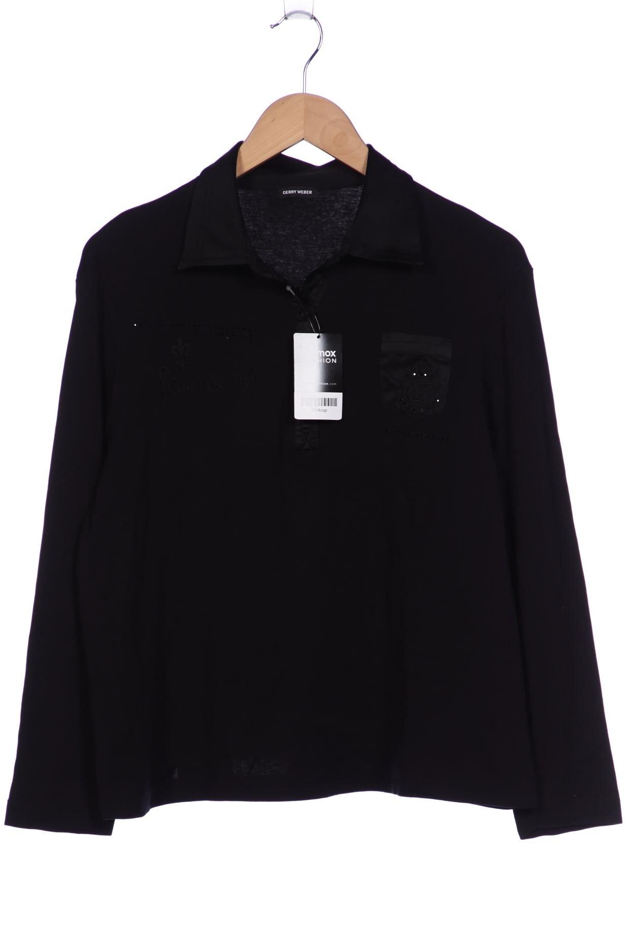 

Gerry Weber Damen Poloshirt, schwarz, Gr. 48
