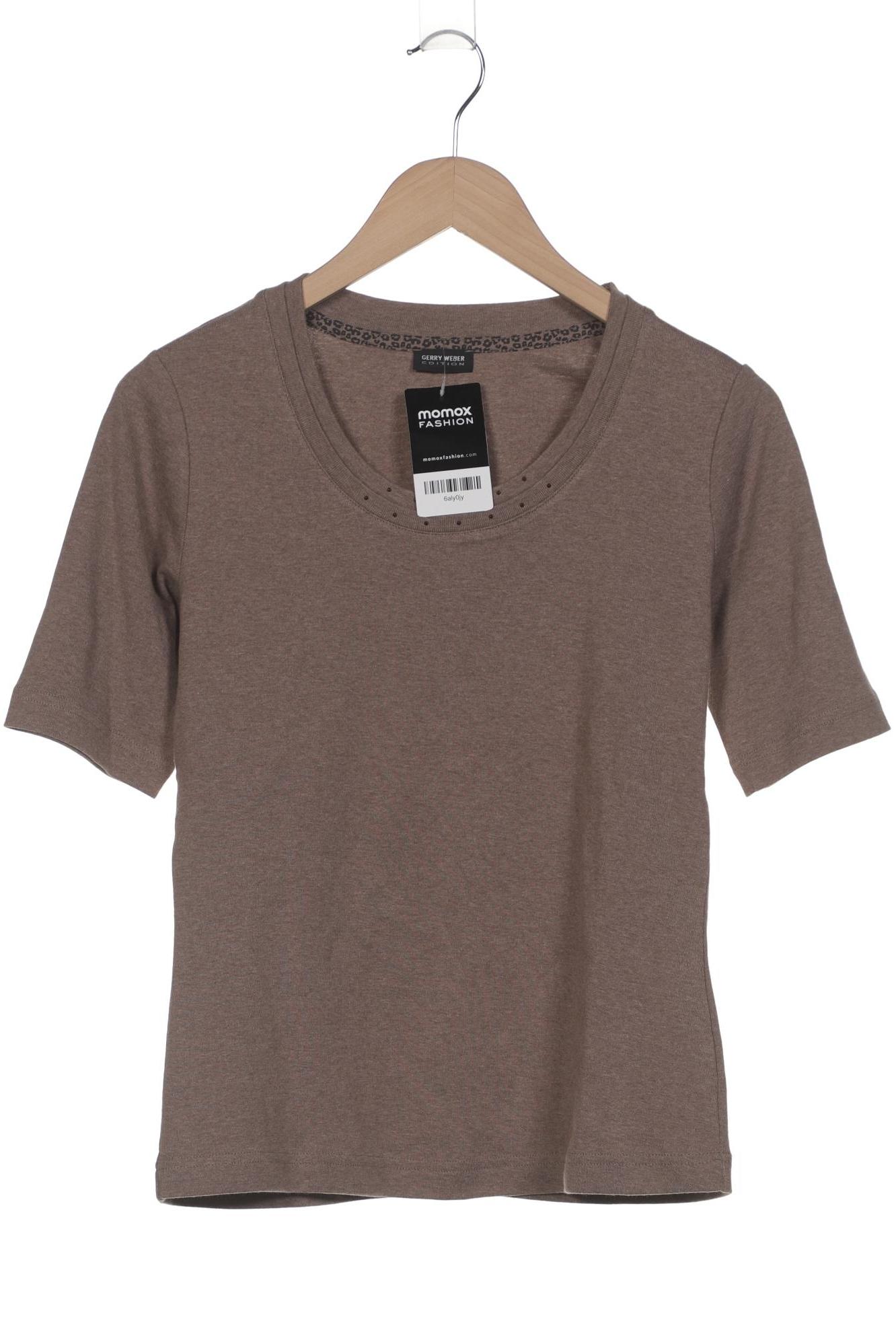 

Gerry Weber Damen T-Shirt, braun, Gr. 36