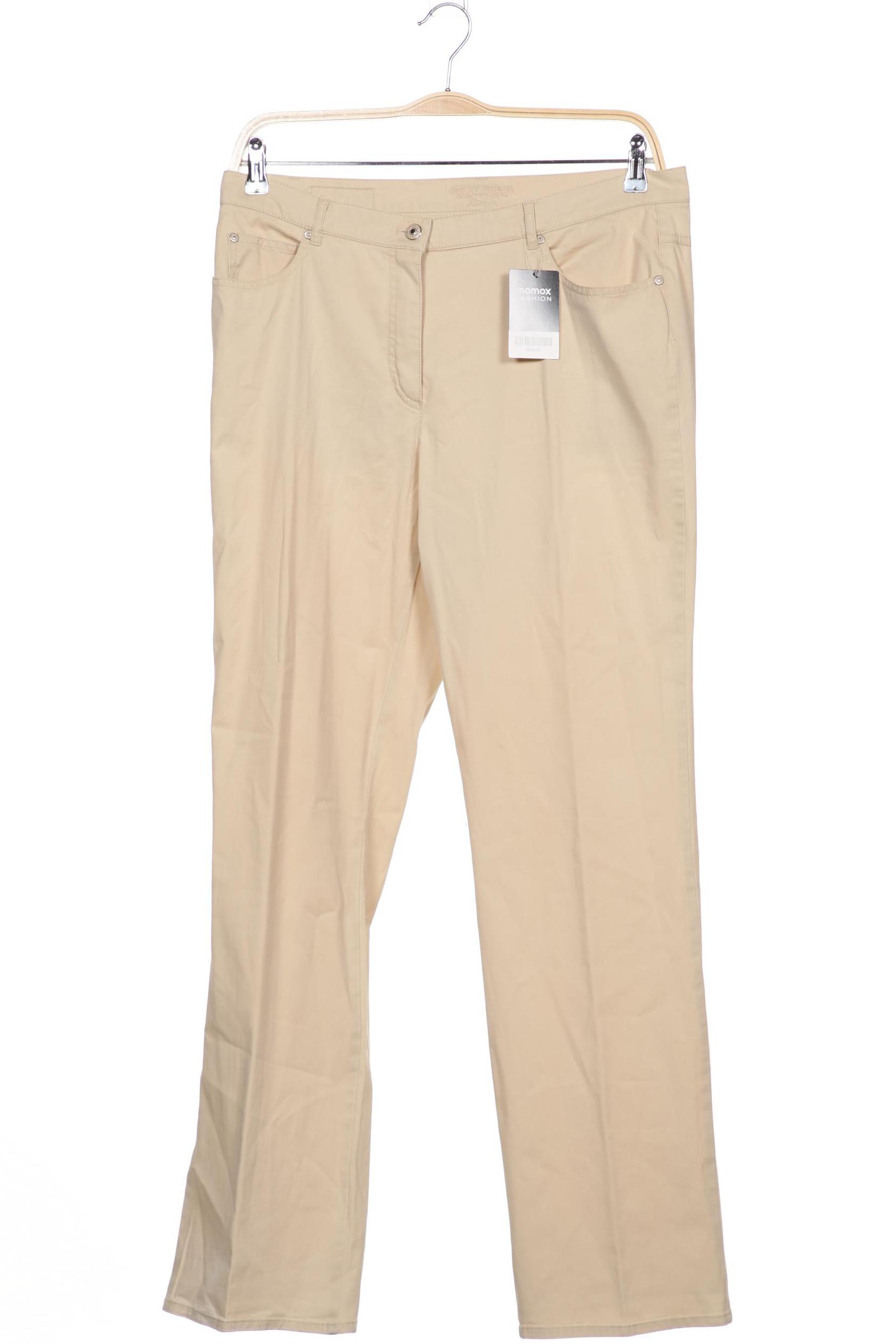 

Gerry Weber Damen Stoffhose, beige, Gr. 44