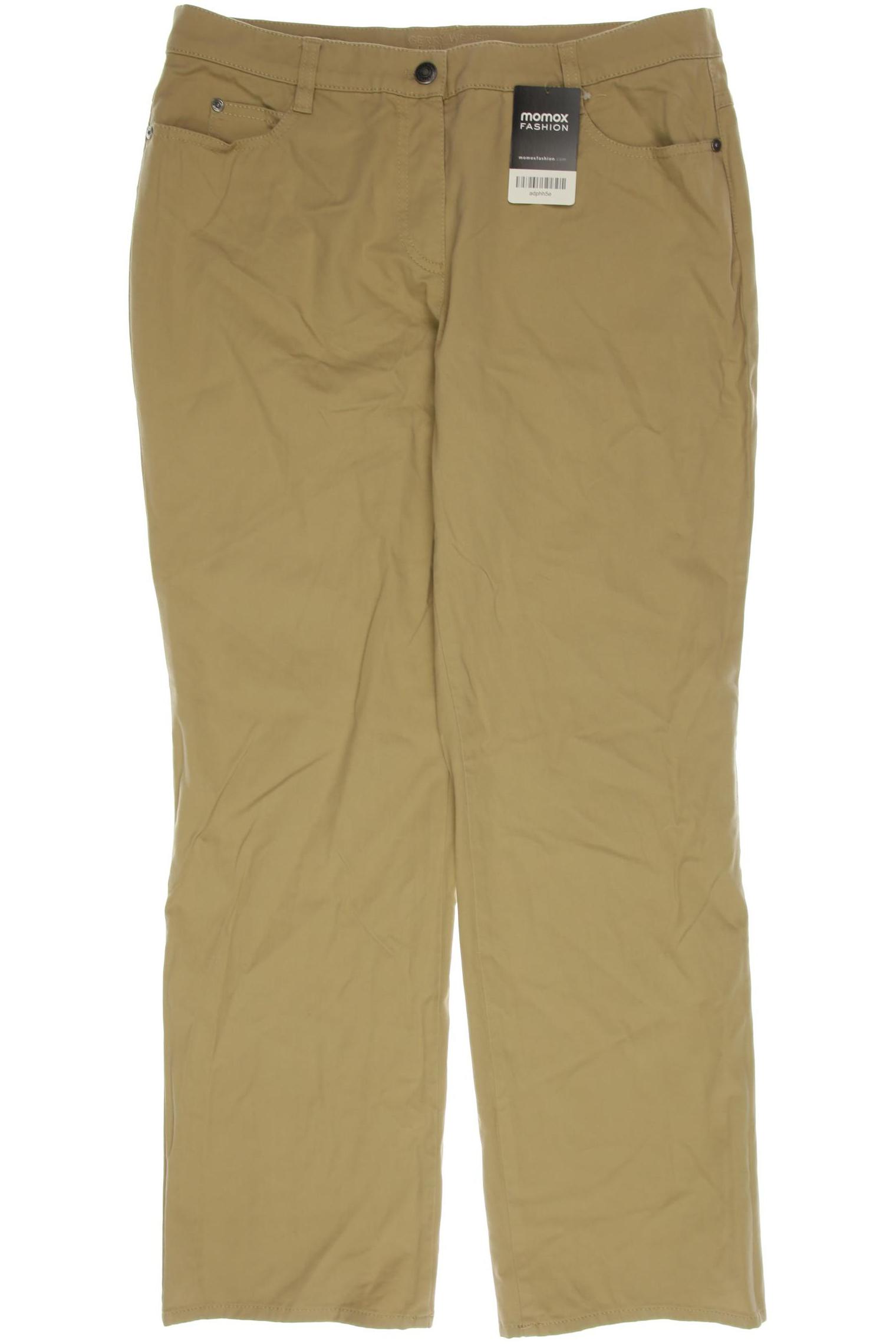 

Gerry Weber Damen Stoffhose, beige, Gr. 42