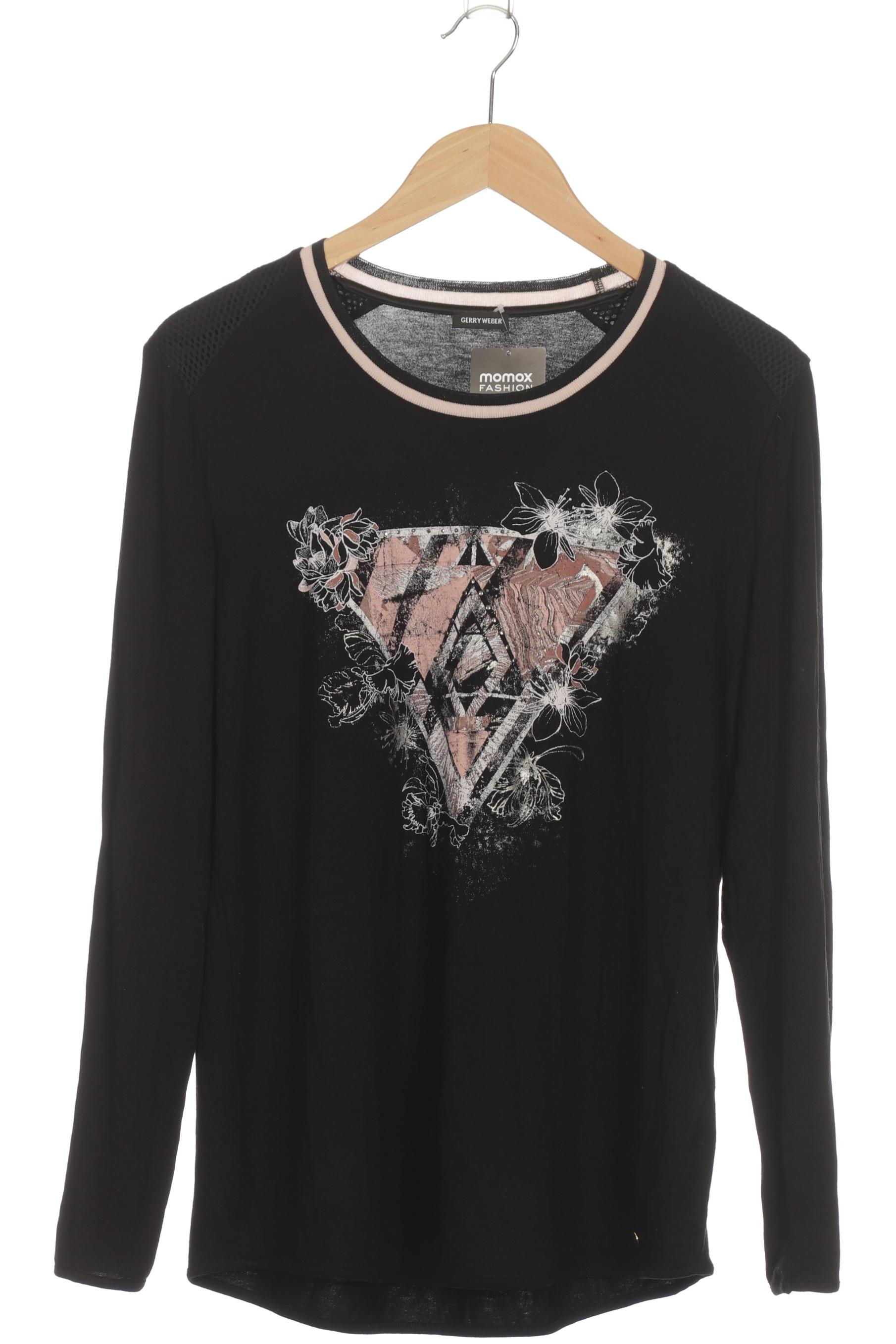 

Gerry Weber Damen Langarmshirt, schwarz, Gr. 40