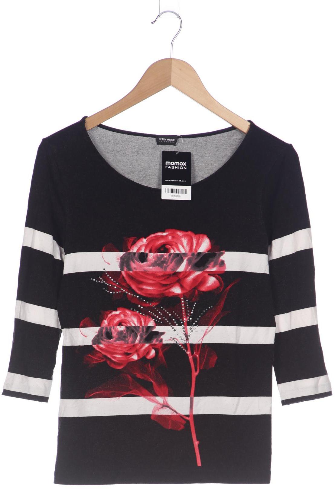 

Gerry Weber Damen Langarmshirt, schwarz, Gr. 38