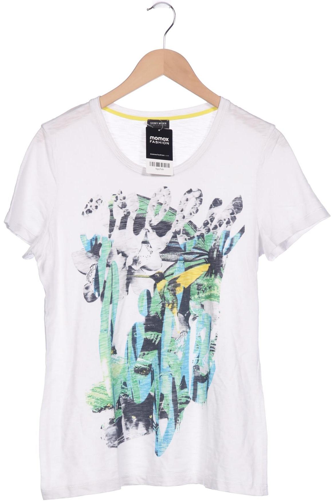 

Gerry Weber Damen T-Shirt, weiß, Gr. 42