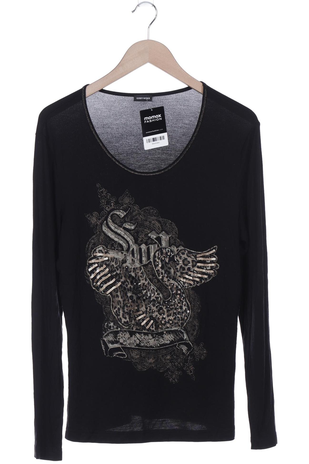 

Gerry Weber Damen Langarmshirt, schwarz, Gr. 42