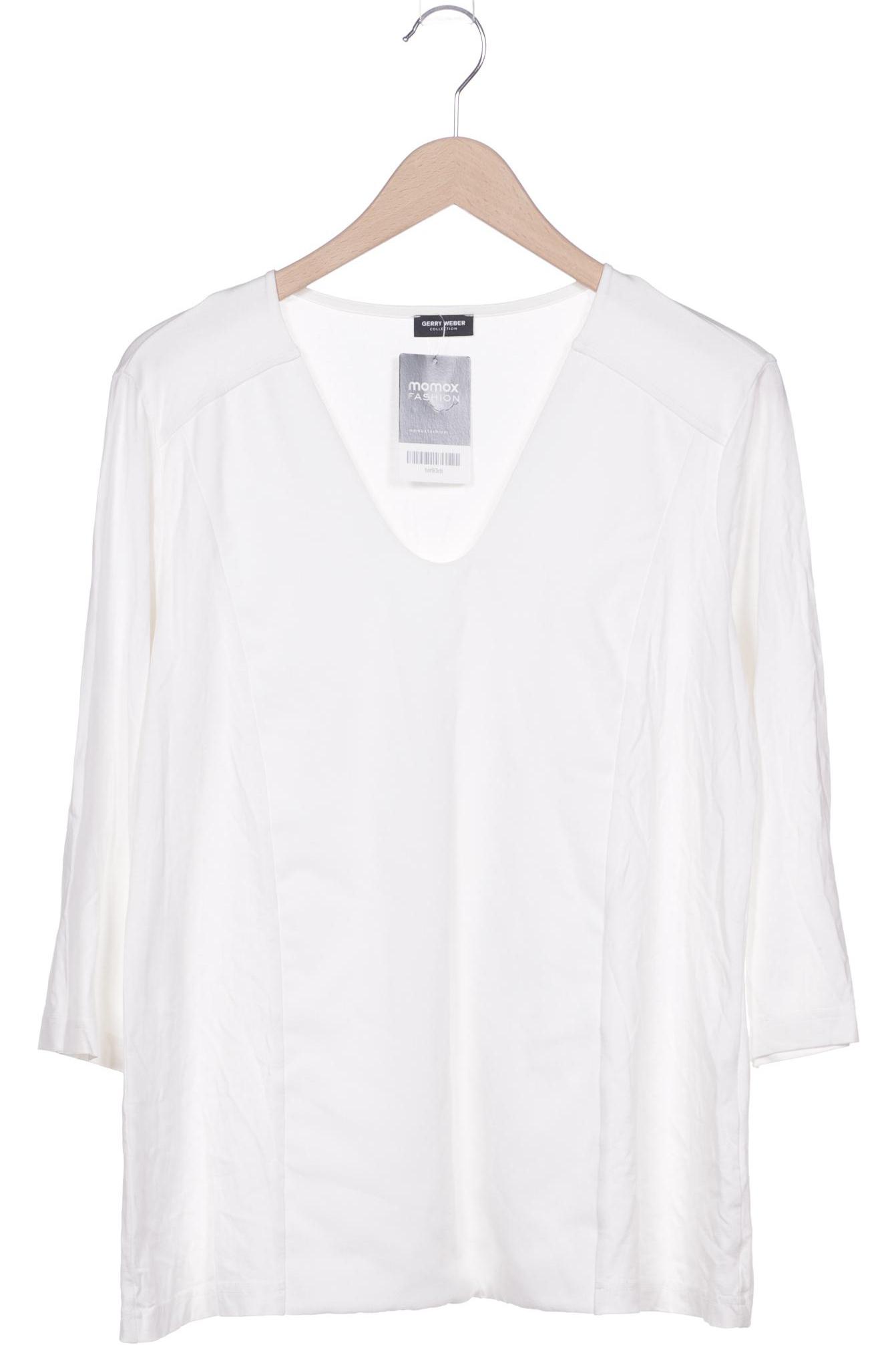 

Gerry Weber Damen Langarmshirt, weiß, Gr. 44