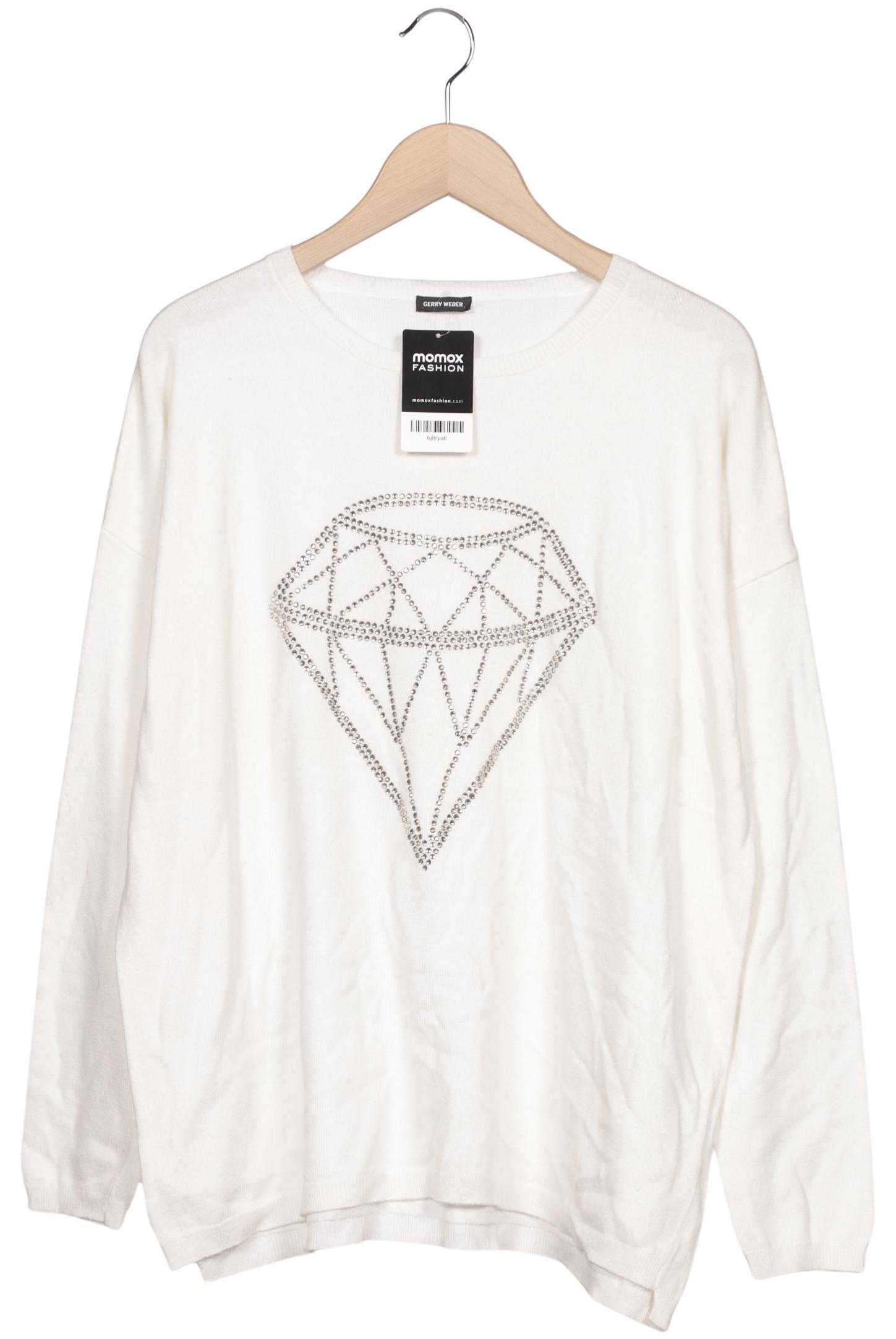 

Gerry Weber Damen Pullover, weiß, Gr. 40