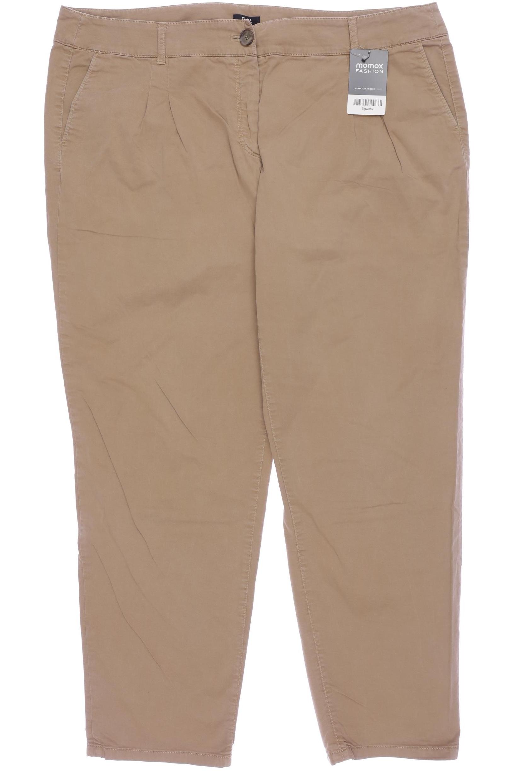 

Gerry Weber Damen Stoffhose, beige, Gr. 48