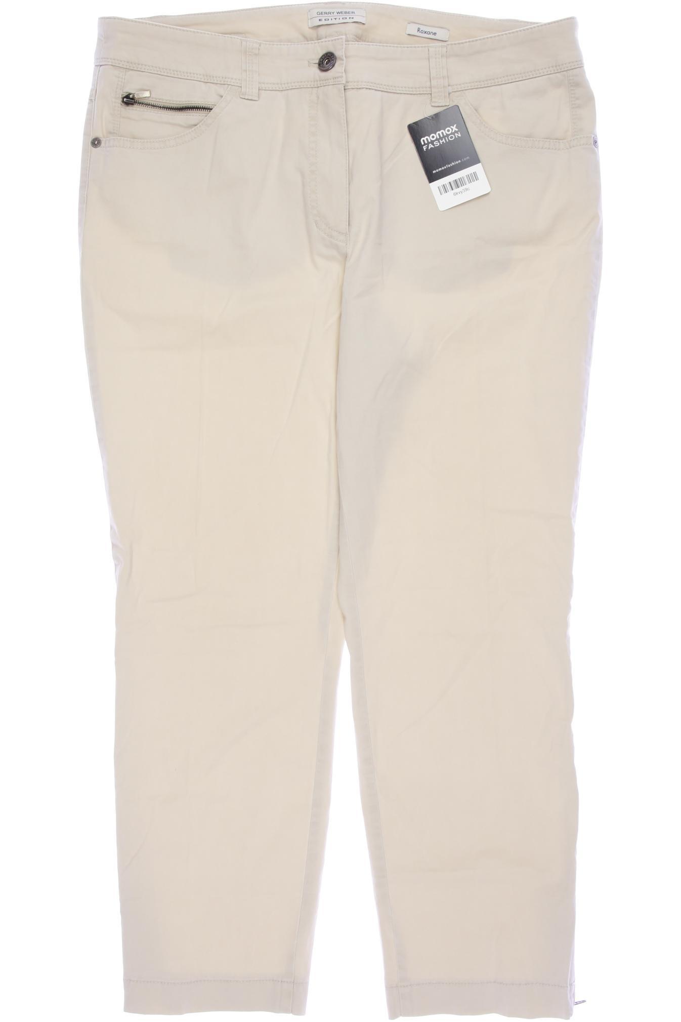 

Gerry Weber Damen Stoffhose, beige, Gr. 44