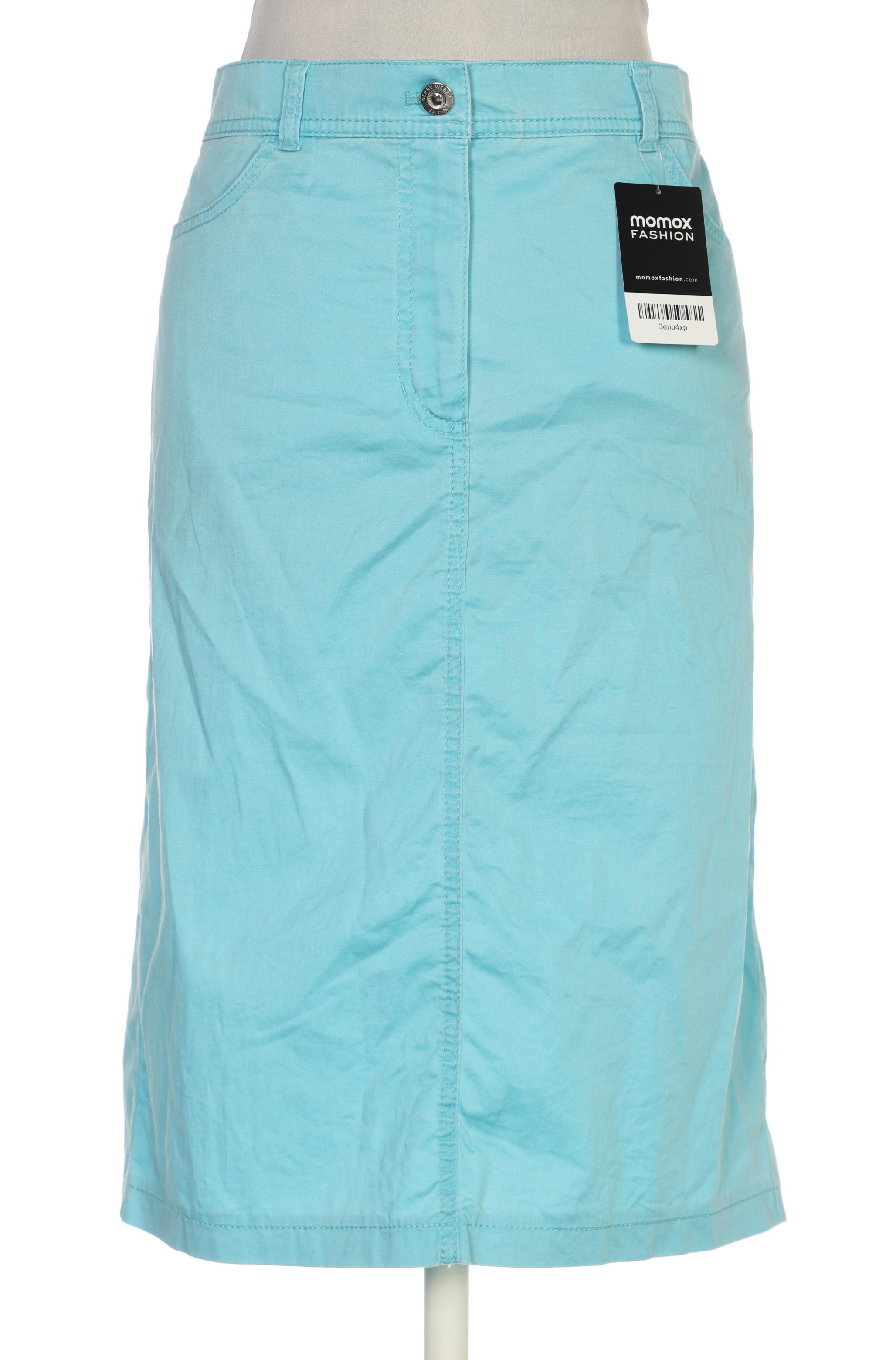 

Gerry Weber Damen Rock, blau, Gr. 40