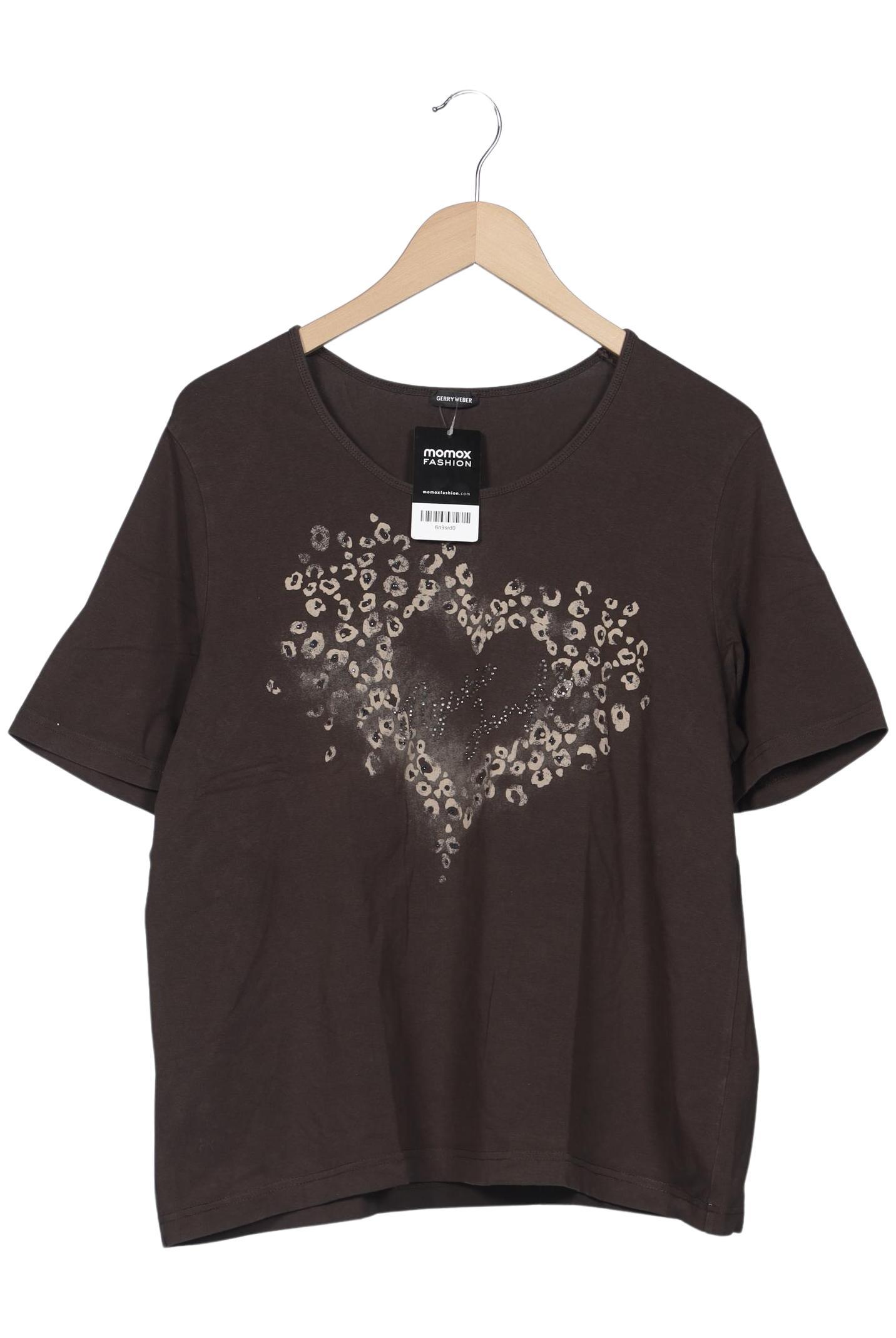 

Gerry Weber Damen T-Shirt, braun, Gr. 48