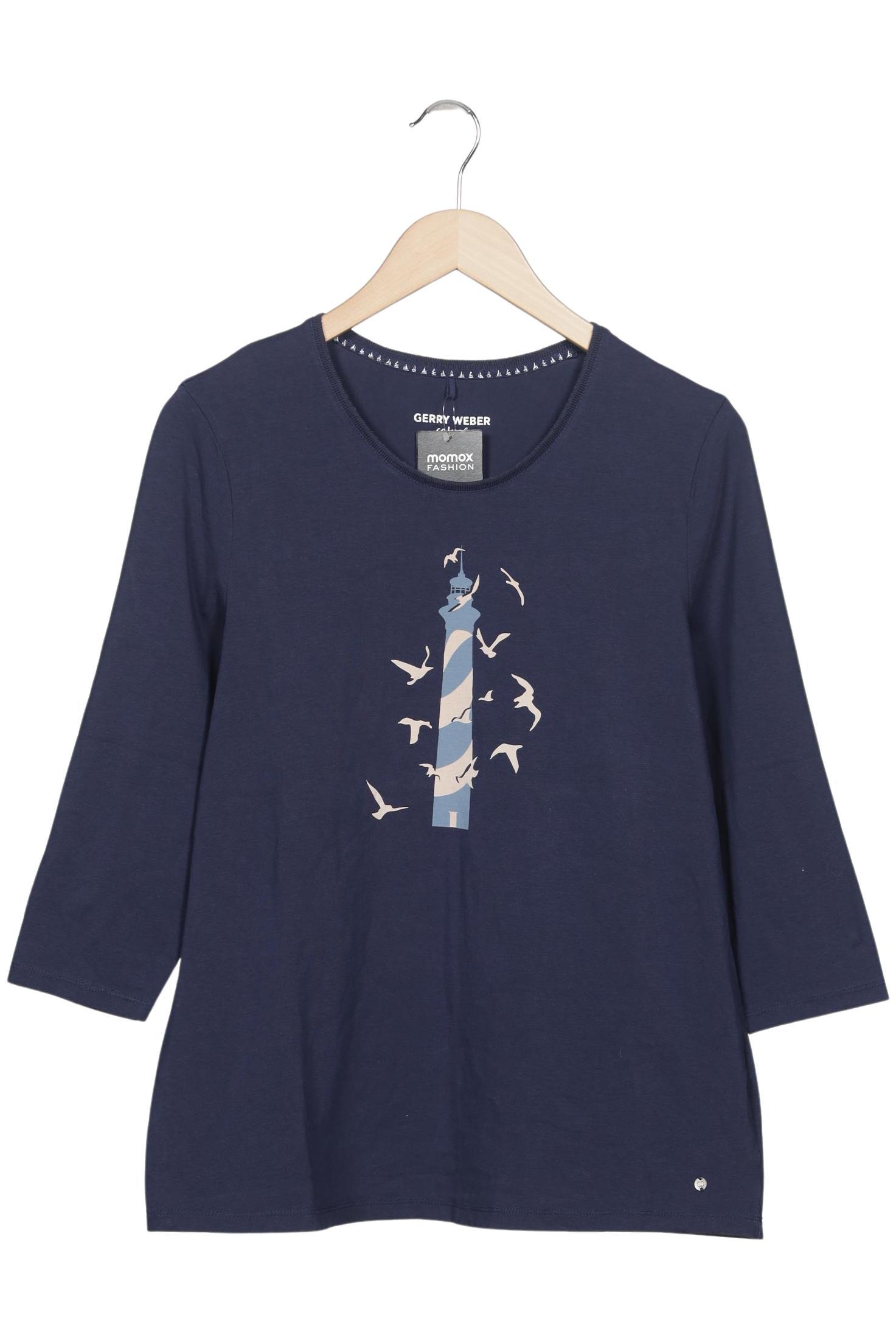 

Gerry Weber Damen Langarmshirt, marineblau, Gr. 44