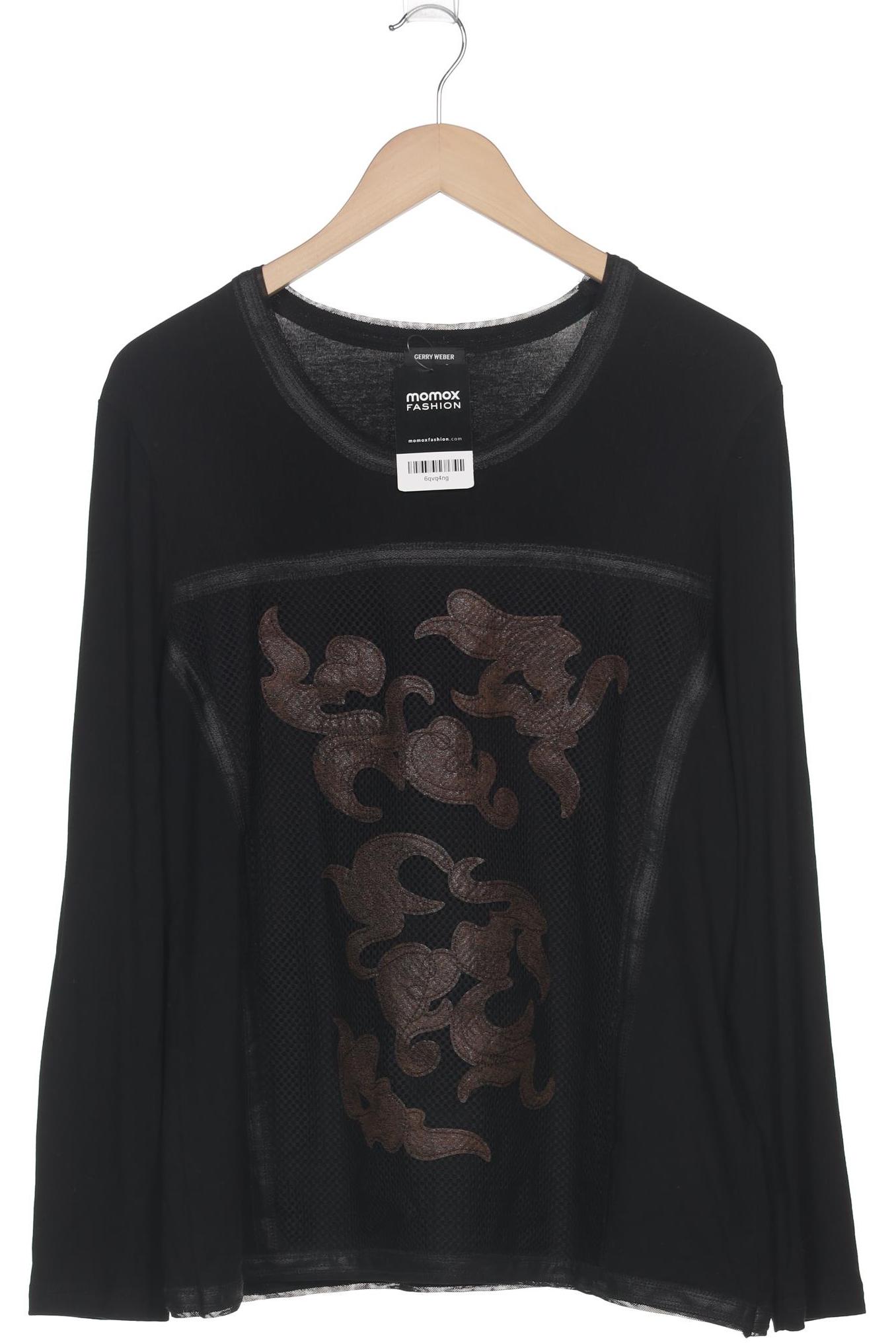 

Gerry Weber Damen Langarmshirt, schwarz, Gr. 44
