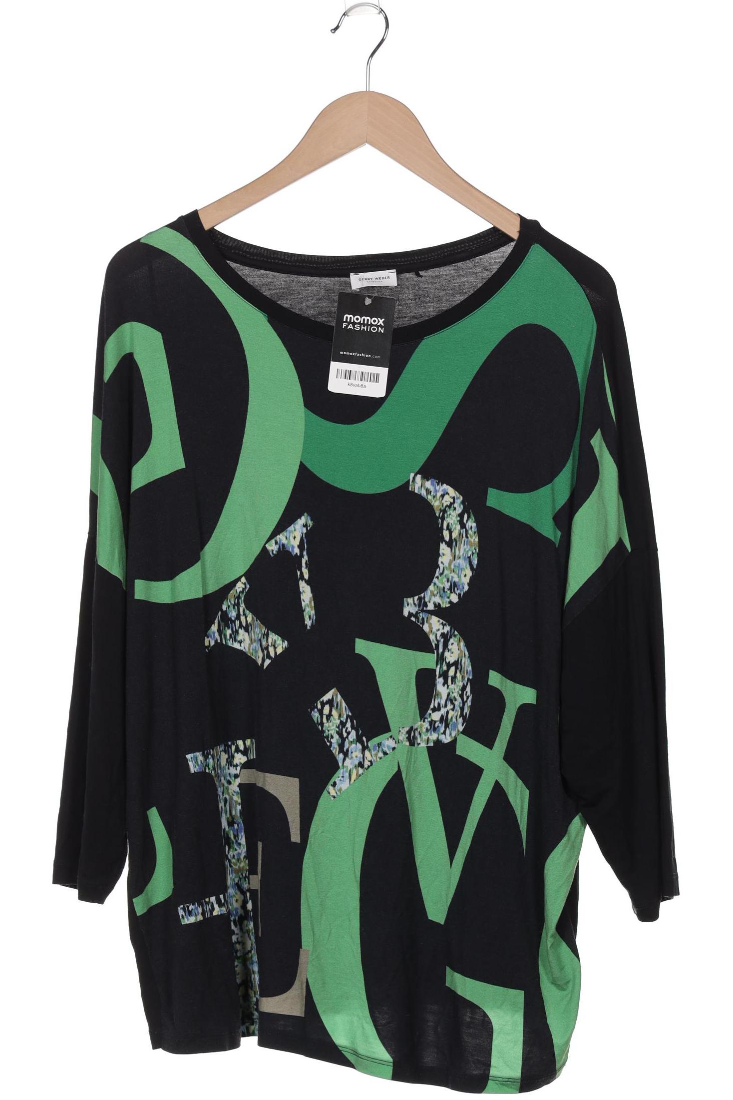 

Gerry Weber Damen Langarmshirt, schwarz, Gr. 48