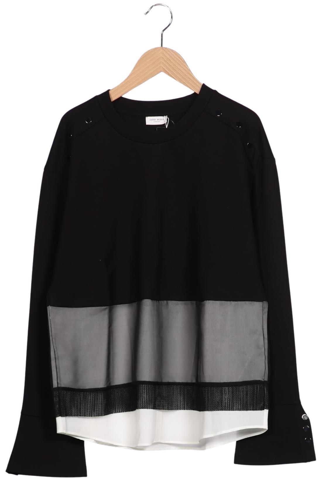 

Gerry Weber Damen Sweatshirt, schwarz, Gr. 38