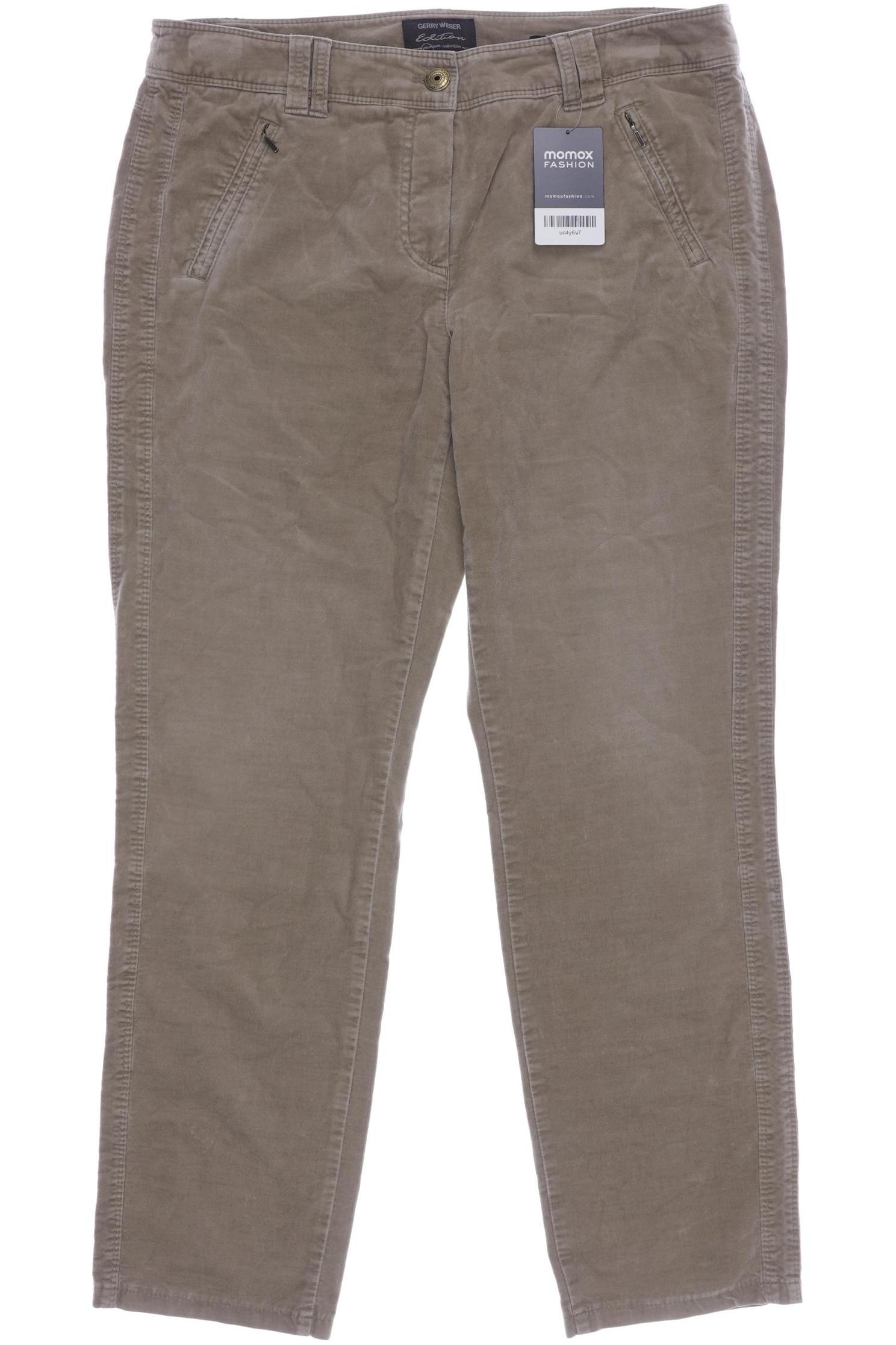 

Gerry Weber Damen Stoffhose, beige, Gr. 42