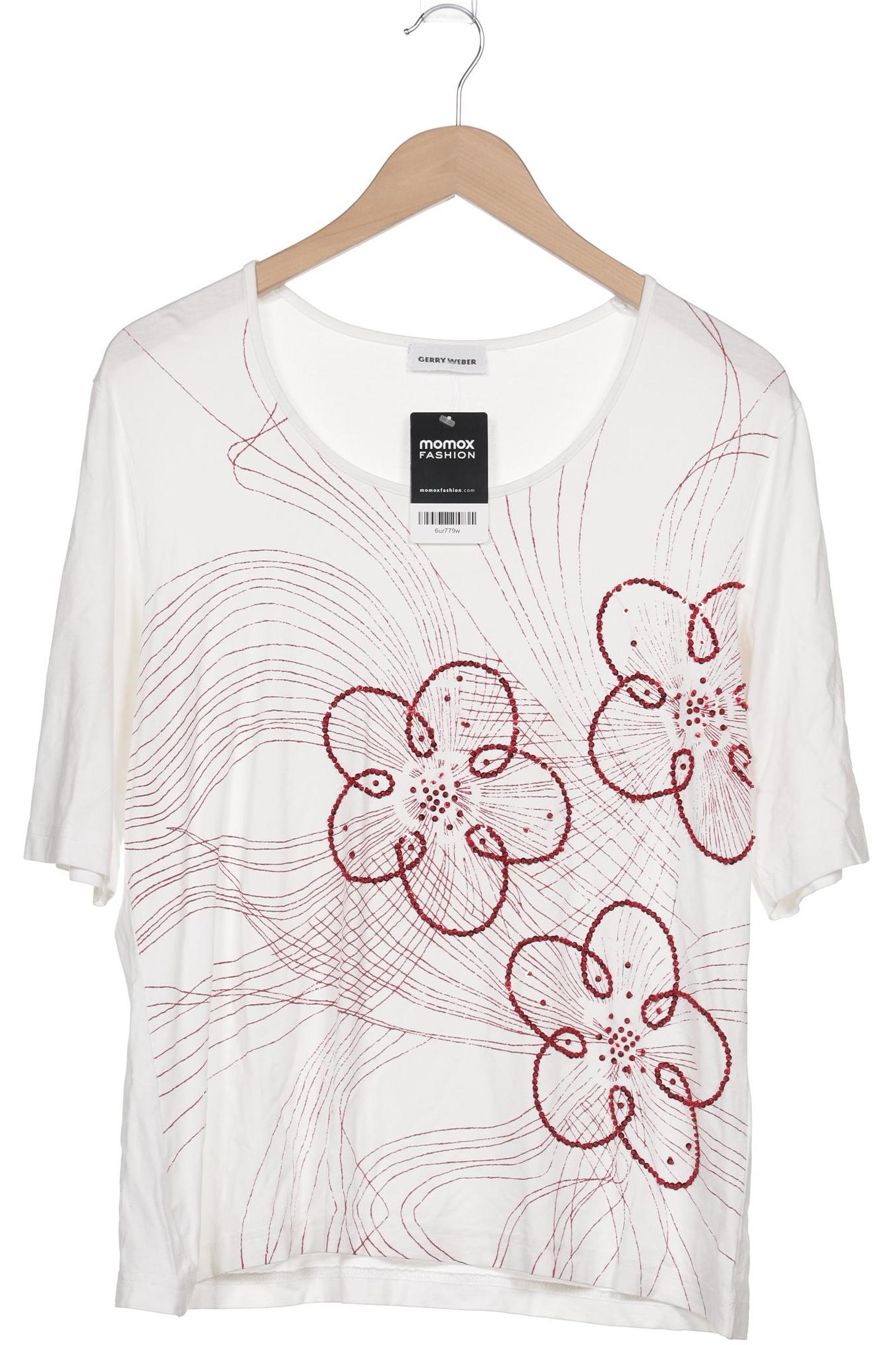 

Gerry Weber Damen T-Shirt, weiß, Gr. 42