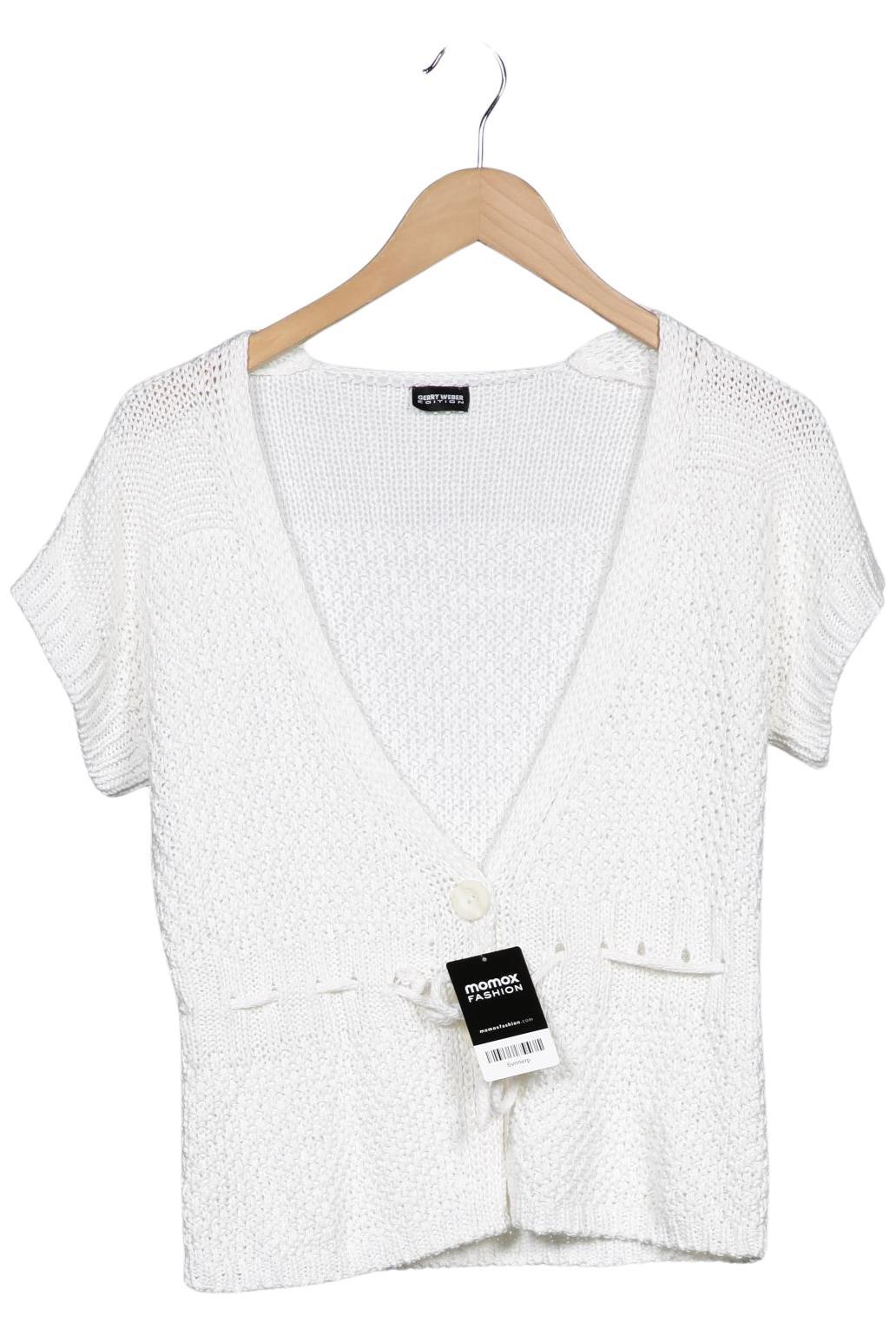 

Gerry Weber Damen Strickjacke, weiß, Gr. 38