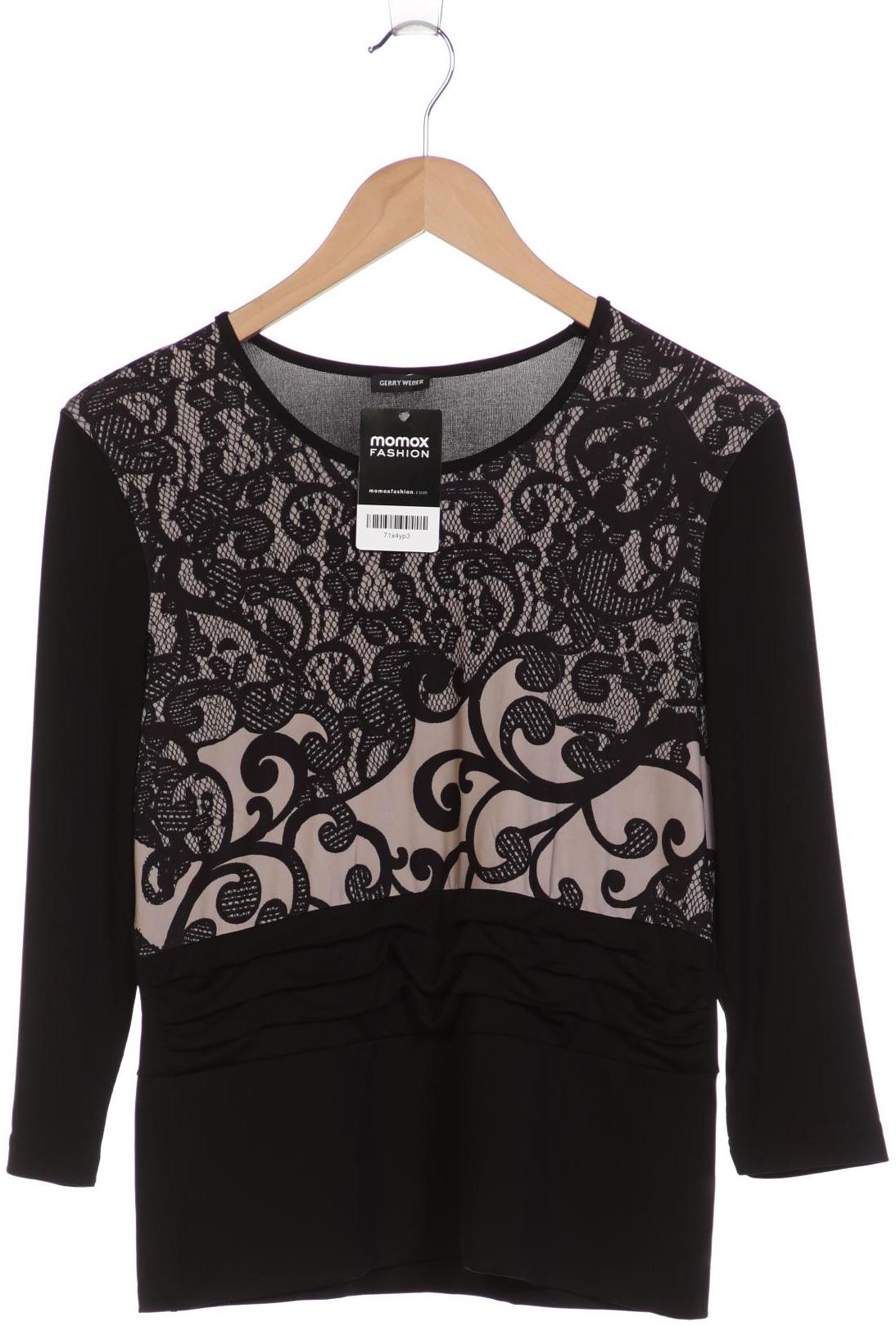 

Gerry Weber Damen Langarmshirt, schwarz, Gr. 38