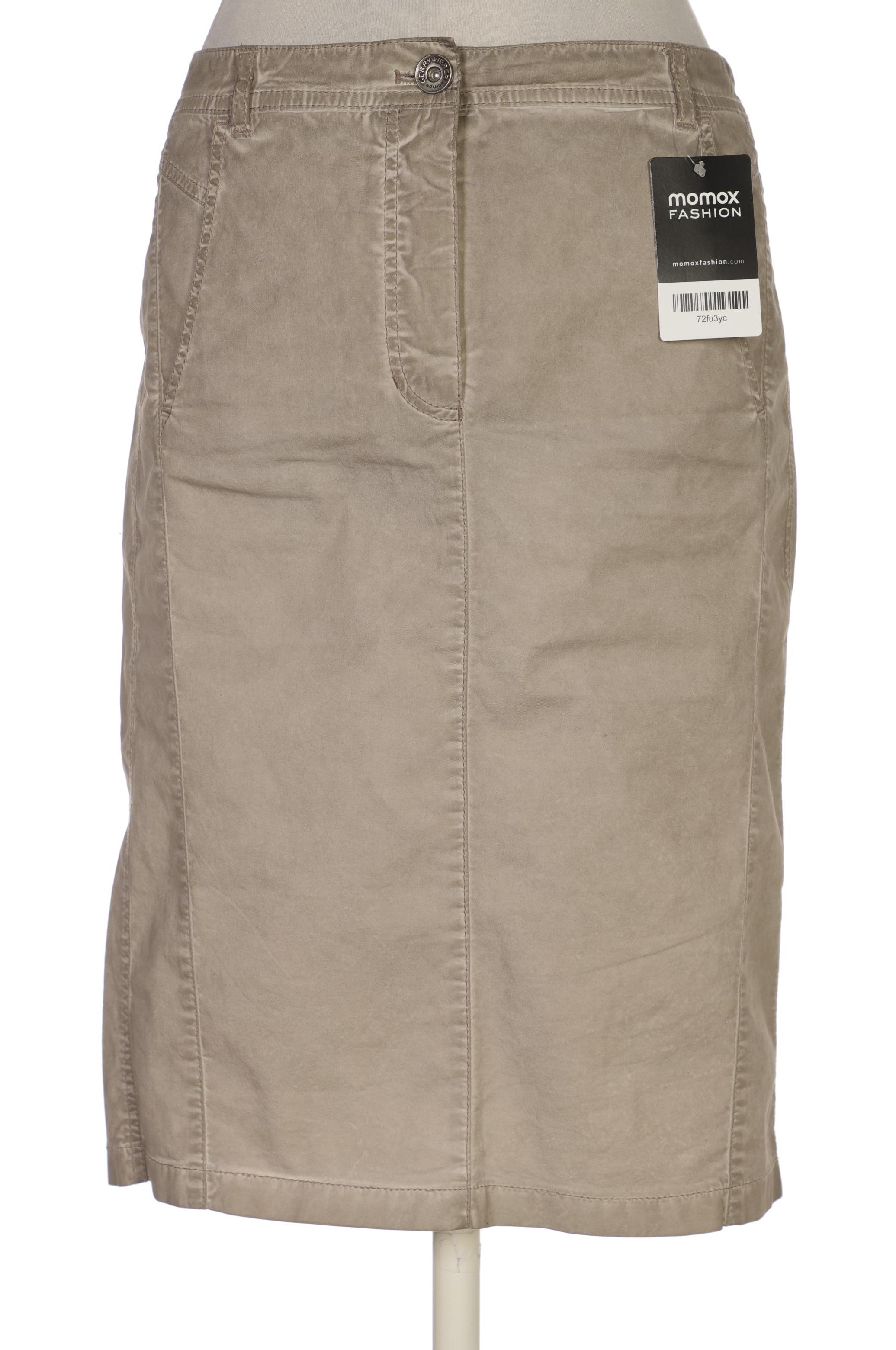 

Gerry Weber Damen Rock, beige, Gr. 38