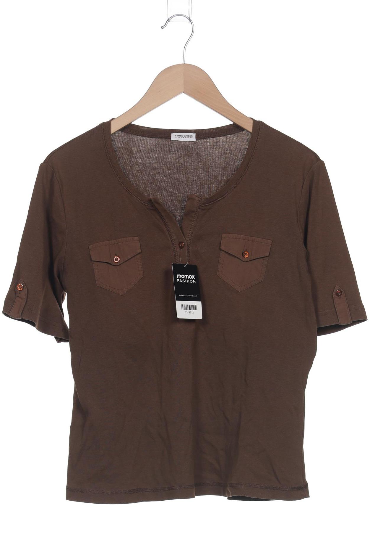 

Gerry Weber Damen T-Shirt, braun, Gr. 42