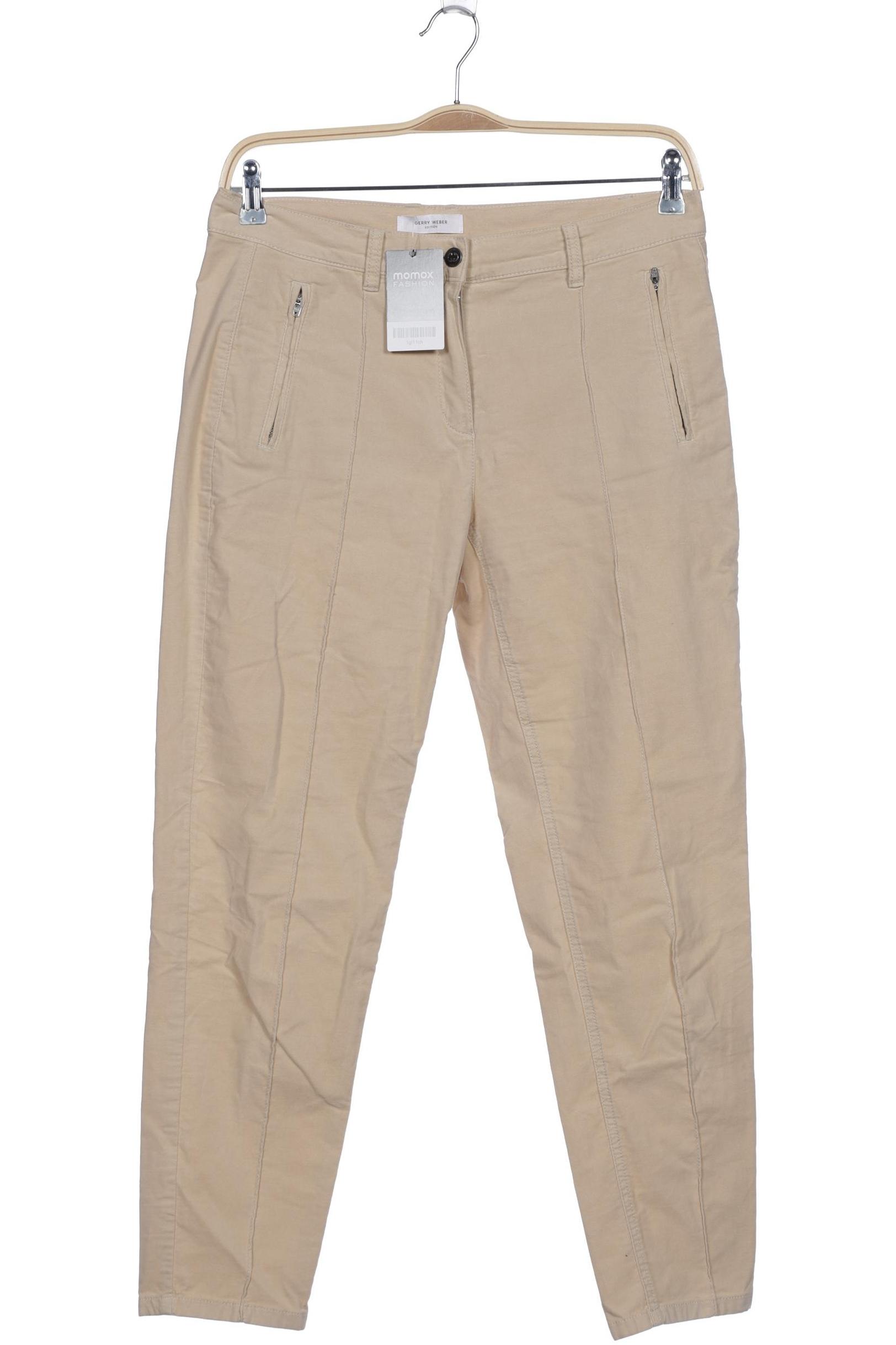 

Gerry Weber Damen Stoffhose, beige, Gr. 40