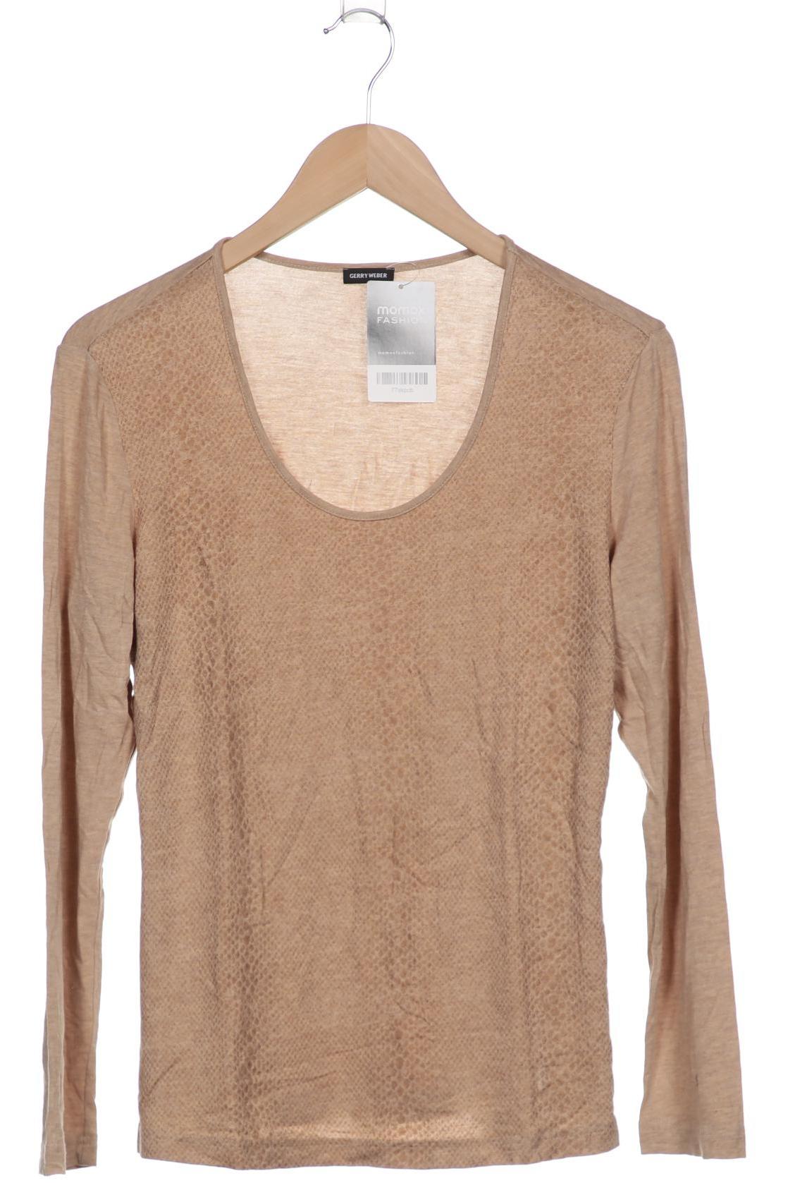 

Gerry Weber Damen Langarmshirt, beige, Gr. 38