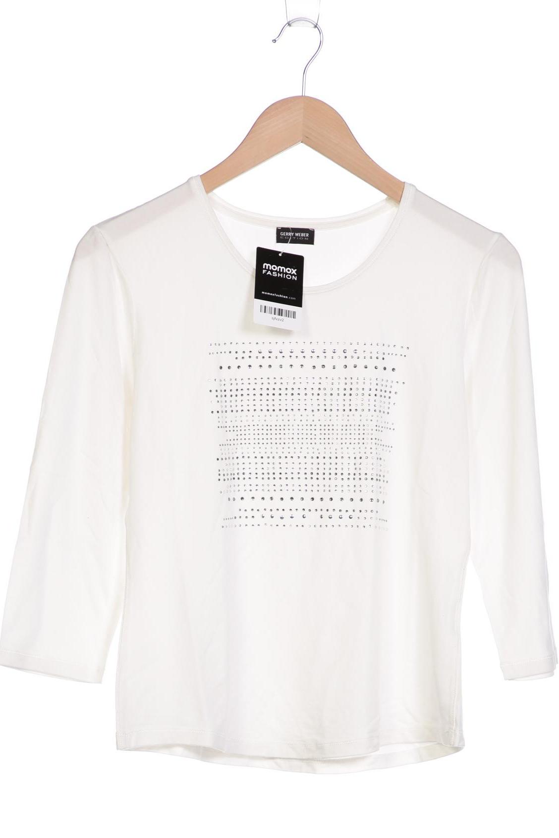 

Gerry Weber Damen Langarmshirt, weiß, Gr. 38