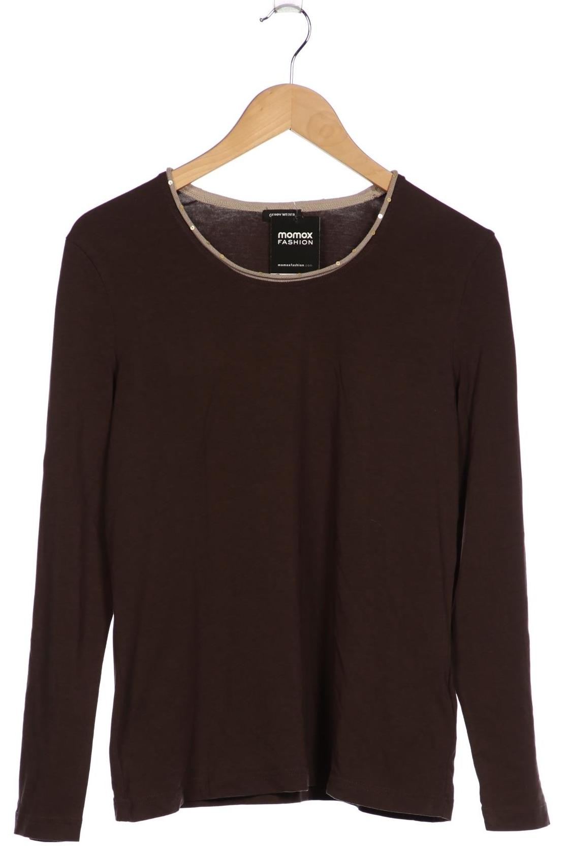 

Gerry Weber Damen Langarmshirt, braun, Gr. 42