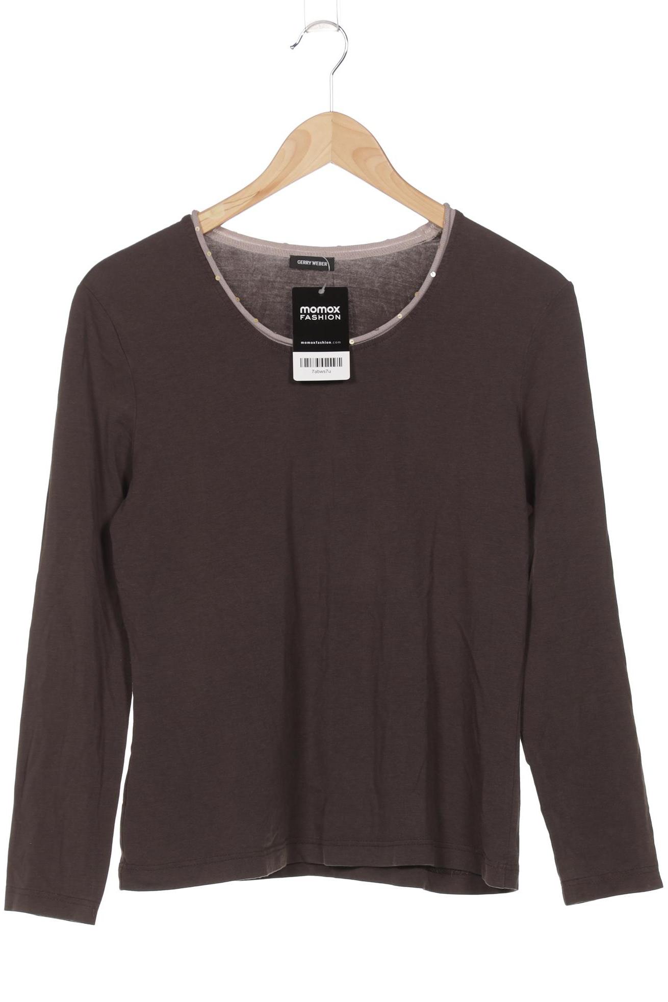 

Gerry Weber Damen Langarmshirt, grau, Gr. 40