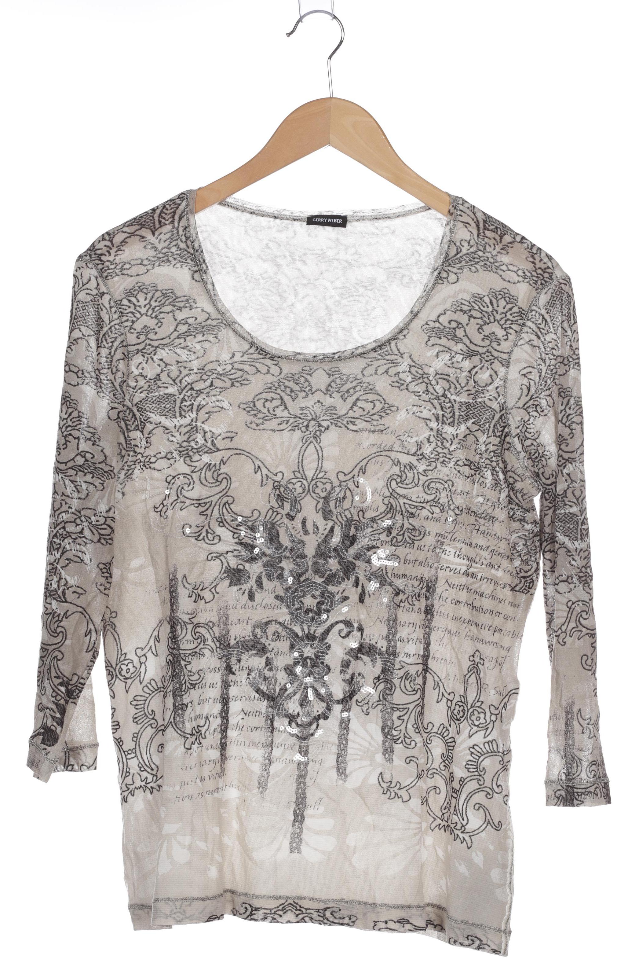 

Gerry Weber Damen Langarmshirt, grau, Gr. 42