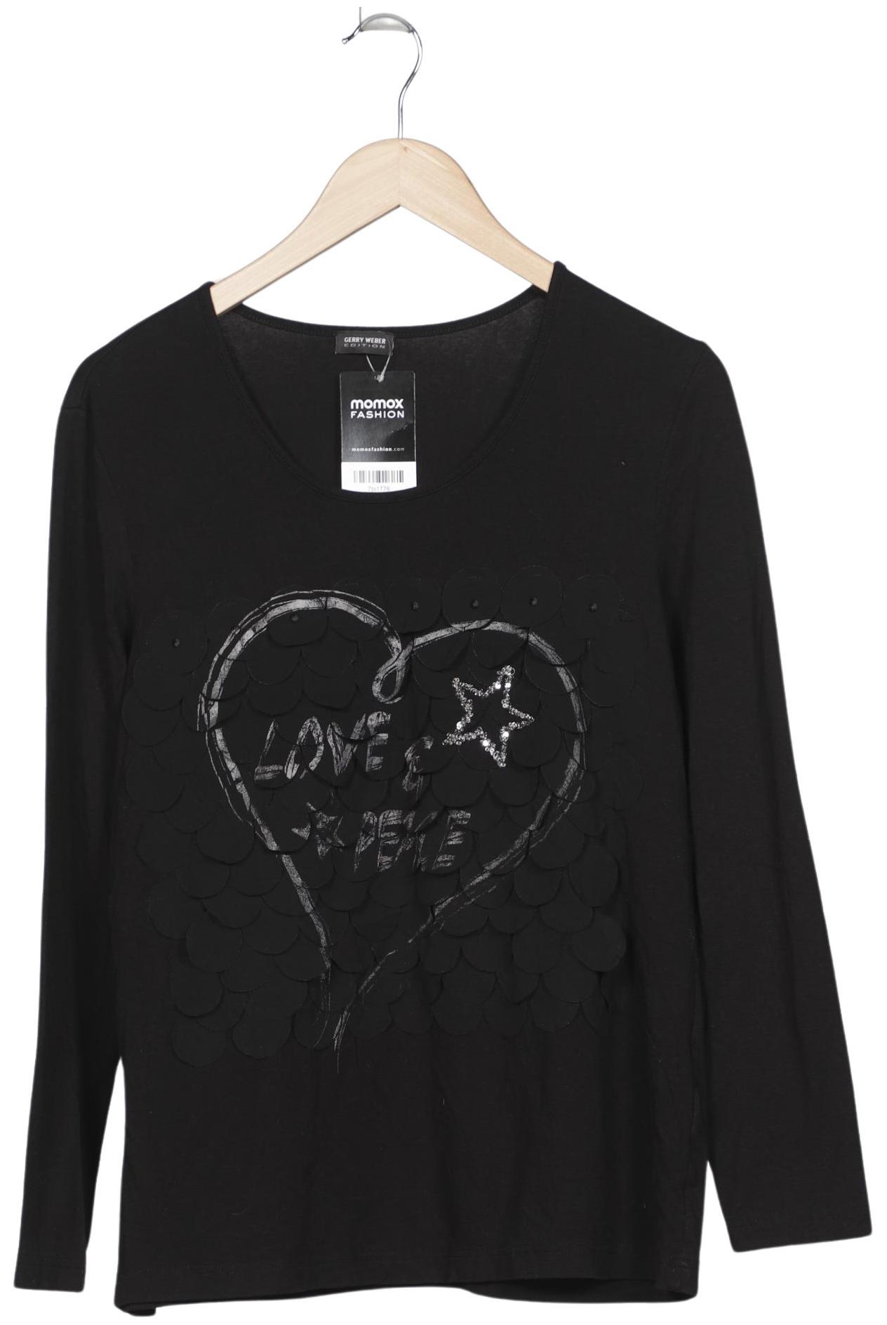 

Gerry Weber Damen Langarmshirt, schwarz, Gr. 44