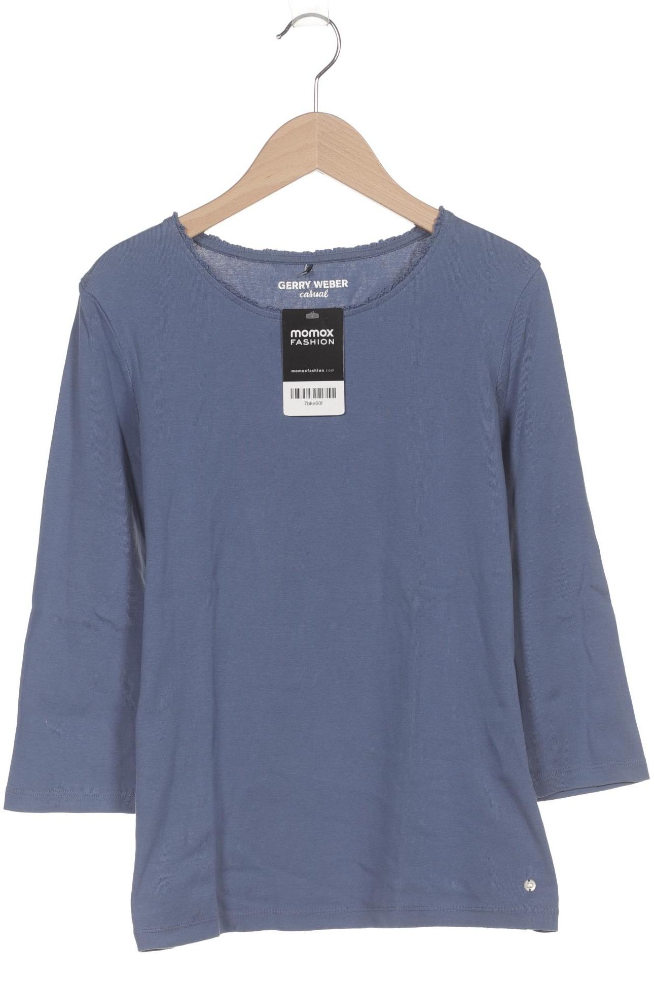 

Gerry Weber Damen Langarmshirt, blau, Gr. 38